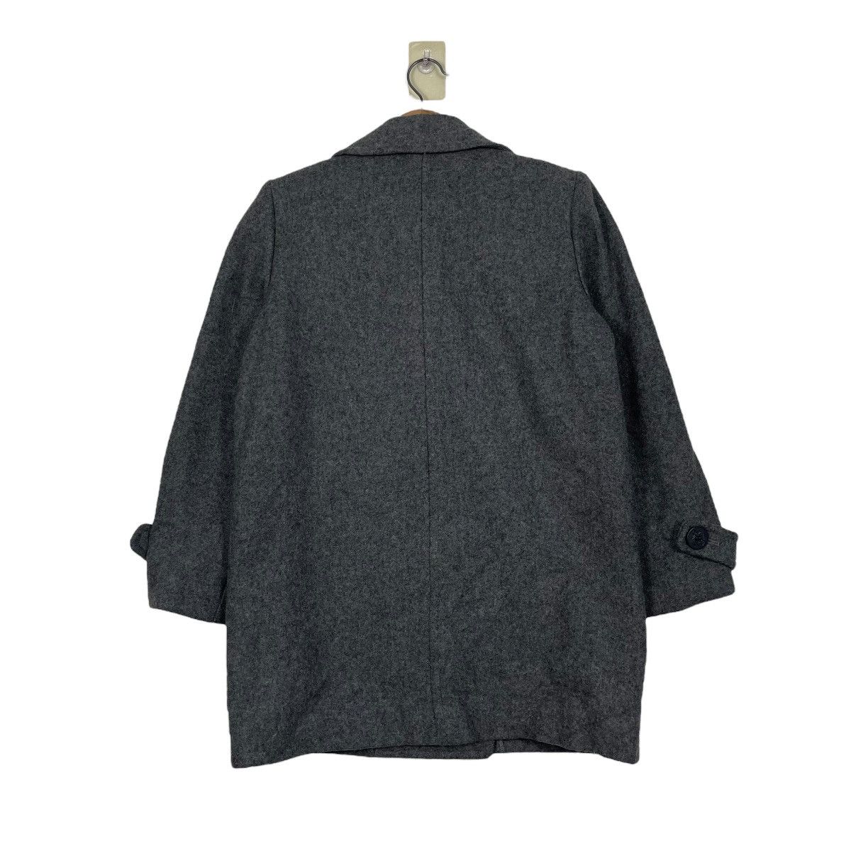 Japanese Brand Ascot Double Breasted Wool Coat Size M / US 6-8 / IT 42-44 - 7 Thumbnail