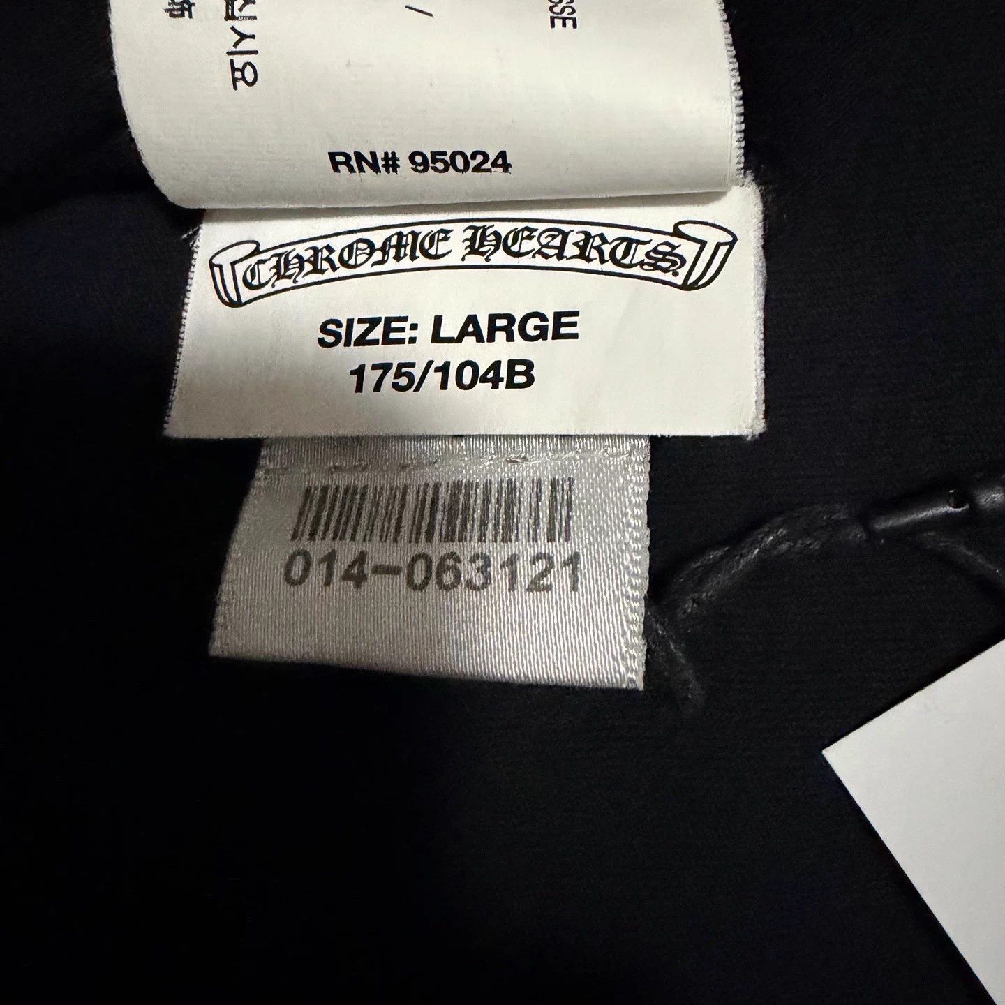 Chrome Hearts Chrome Hearts Black LS T-Shirt Yellow Sword & Letter Print L Size US L / EU 52-54 / 3 - 5 Thumbnail