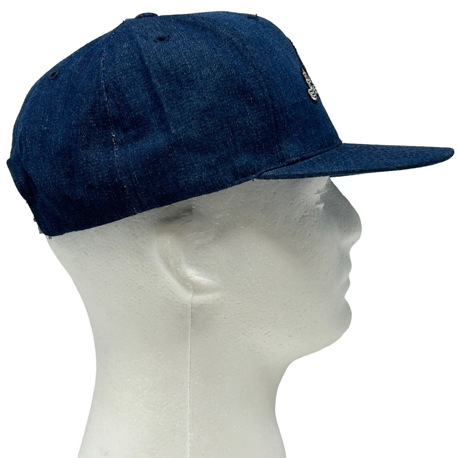 Otto Vintage 90s Hardie Riders Hat Baseball Cap Biker Blue Size ONE SIZE - 6 Thumbnail