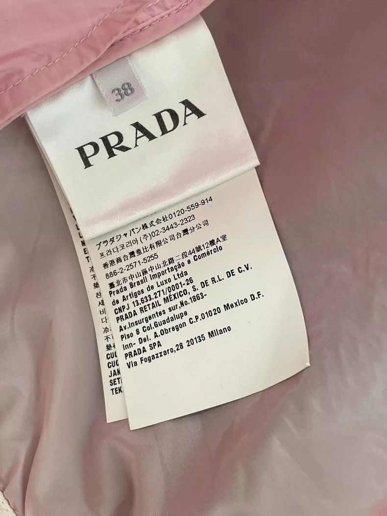 Prada Prada Pink Hooded Jacket Size 38-2506 Size S / US 4 / IT 40 - 5 Thumbnail