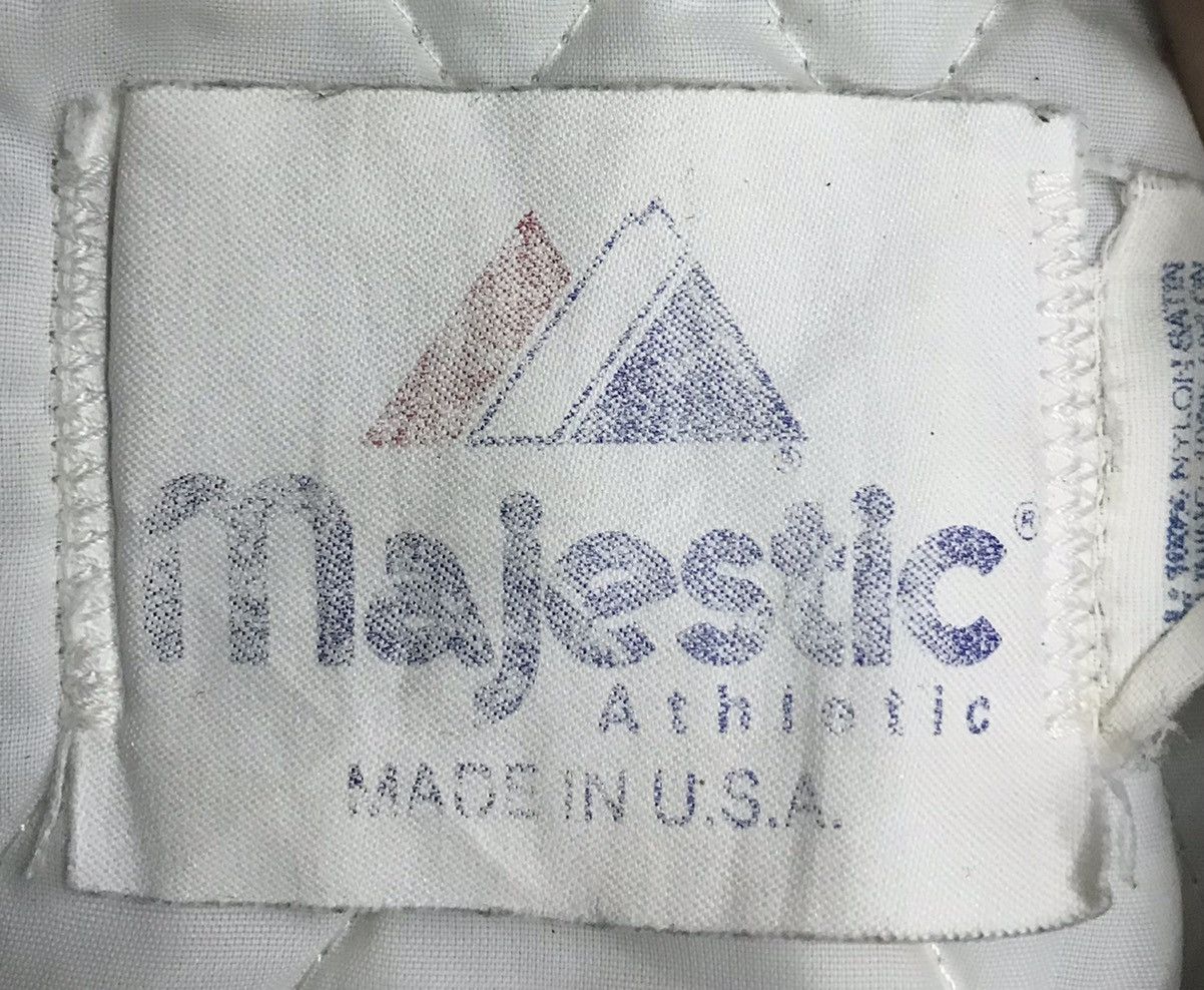 Majestic × Vintage Vintage Rock N Roll Athletic Made In Usa Jacket Size US L / EU 52-54 / 3 - 12 Thumbnail