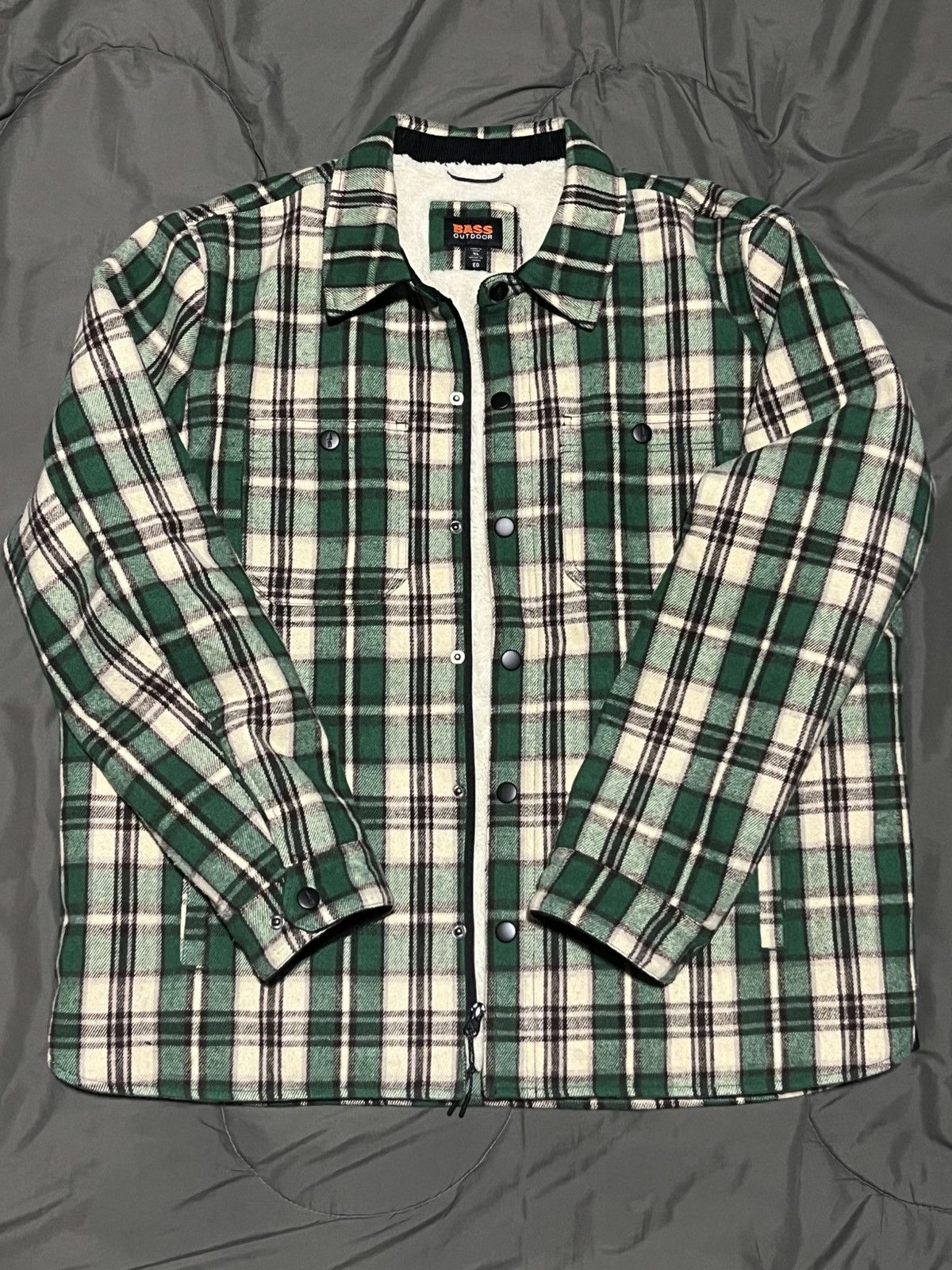 Other Green Plaid Flannel Bass Outdoor Coat Size US XL / EU 56 / 4 - 2 Thumbnail