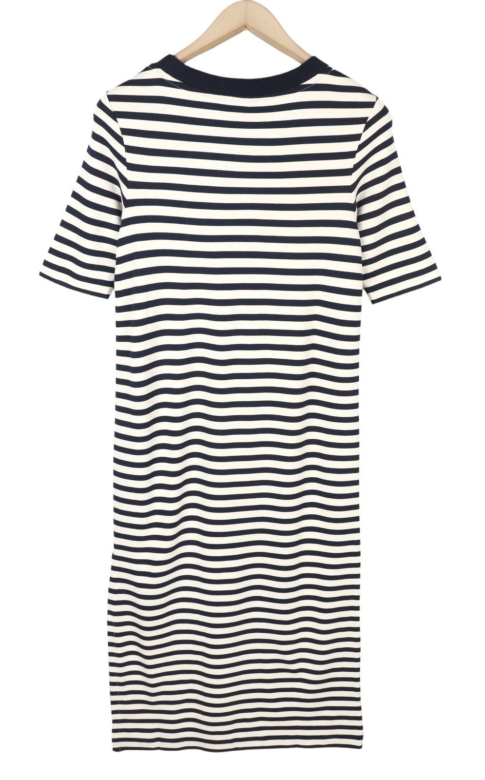 Gant ICON G STRIPED S Evening Blue Short Sleeve Dress 87726 Size S / US 4 / IT 40 - 2 Thumbnail