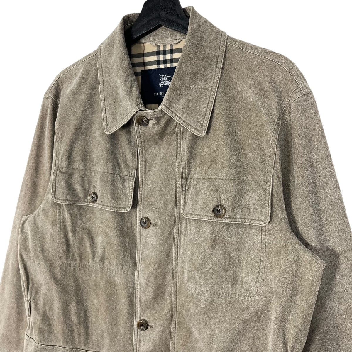 Burberry Burberry Suede Leather Jacket Size US M / EU 48-50 / 2 - 4 Thumbnail