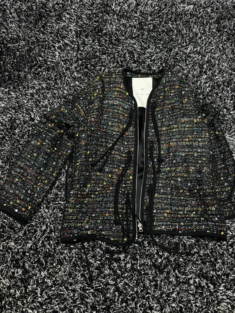 Song For The Mute Song For The Mute Tweed Fringe Jacket Size US M / EU 48-50 / 2 - 2 Thumbnail