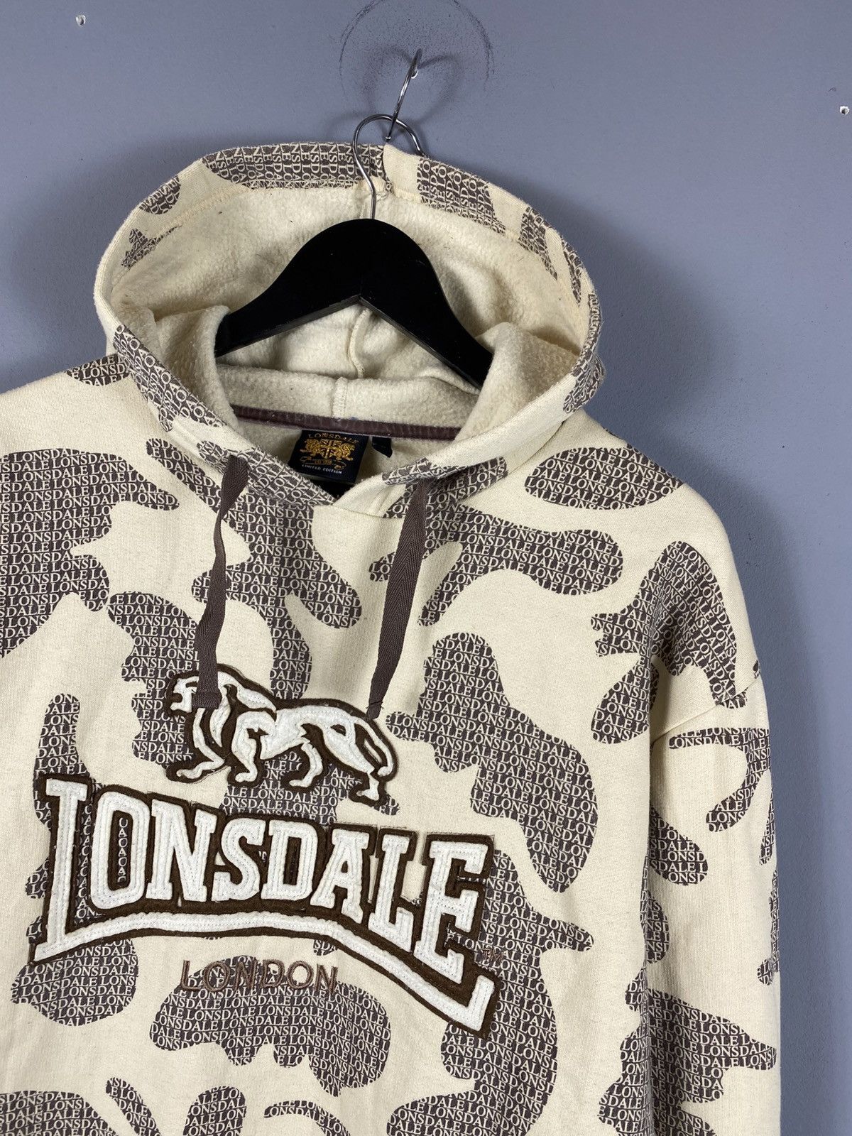 Lonsdale × Vintage Vintage Hoodie Lonsdale London Limited Edition Oversized Size US M / EU 48-50 / 2 - 2 Thumbnail