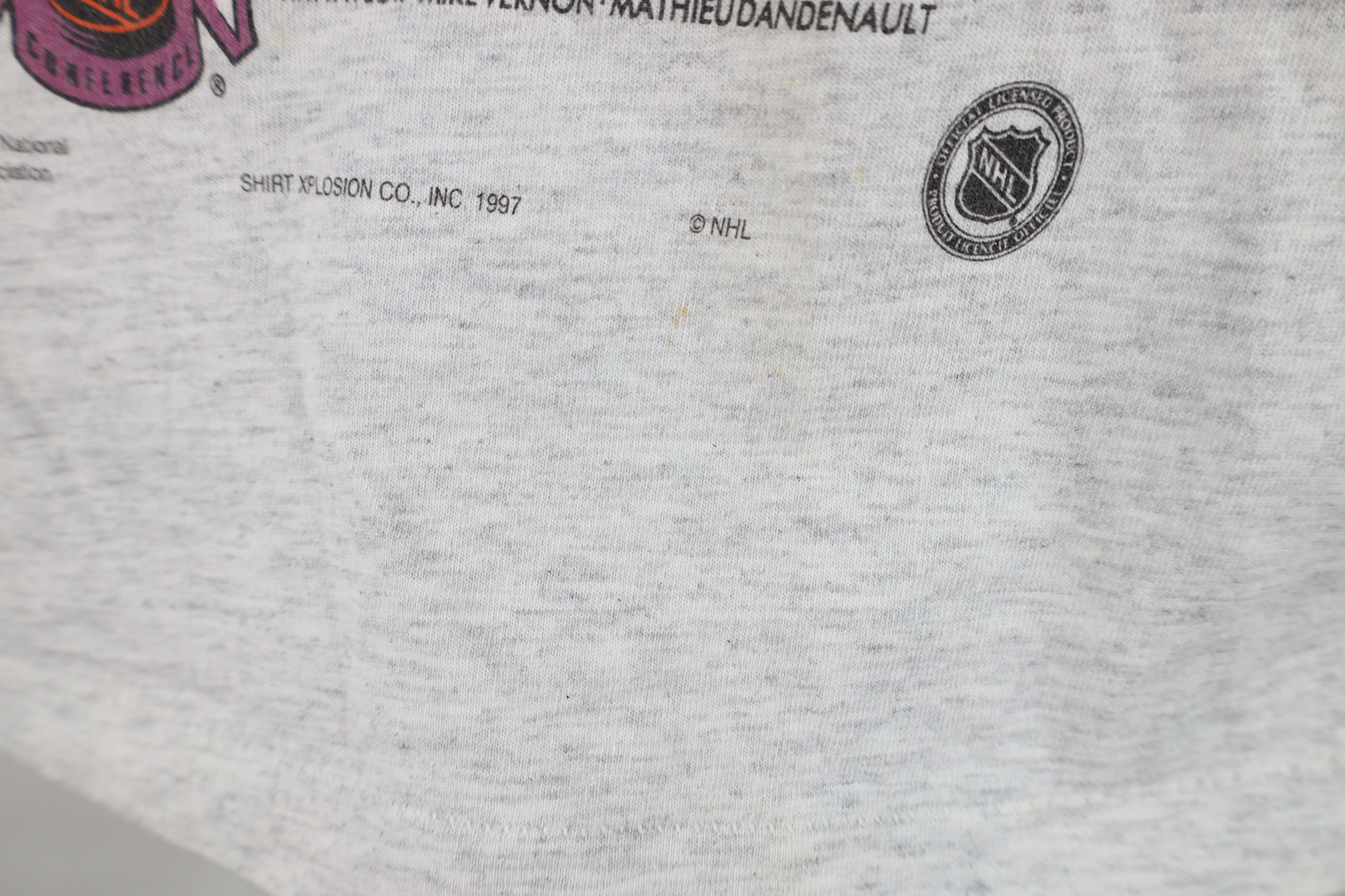 Vintage Vintage 90s Cartoon Detroit Red Wings Hockey T-Shirt USA Size US M / EU 48-50 / 2 - 8 Thumbnail