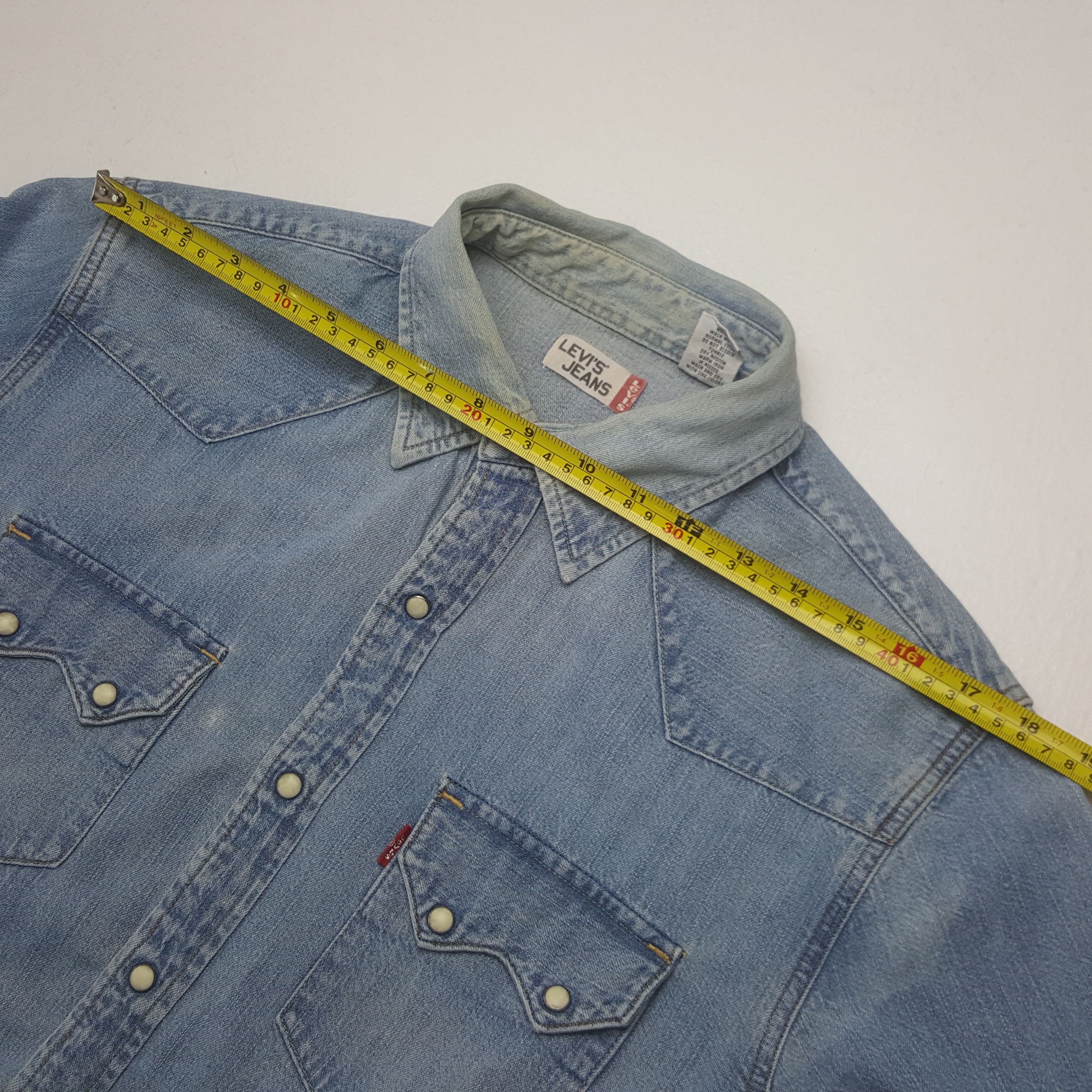 Levi's Vintage Levi's Jeans Denim Button Up Shirt Size US M / EU 48-50 / 2 - 7 Thumbnail