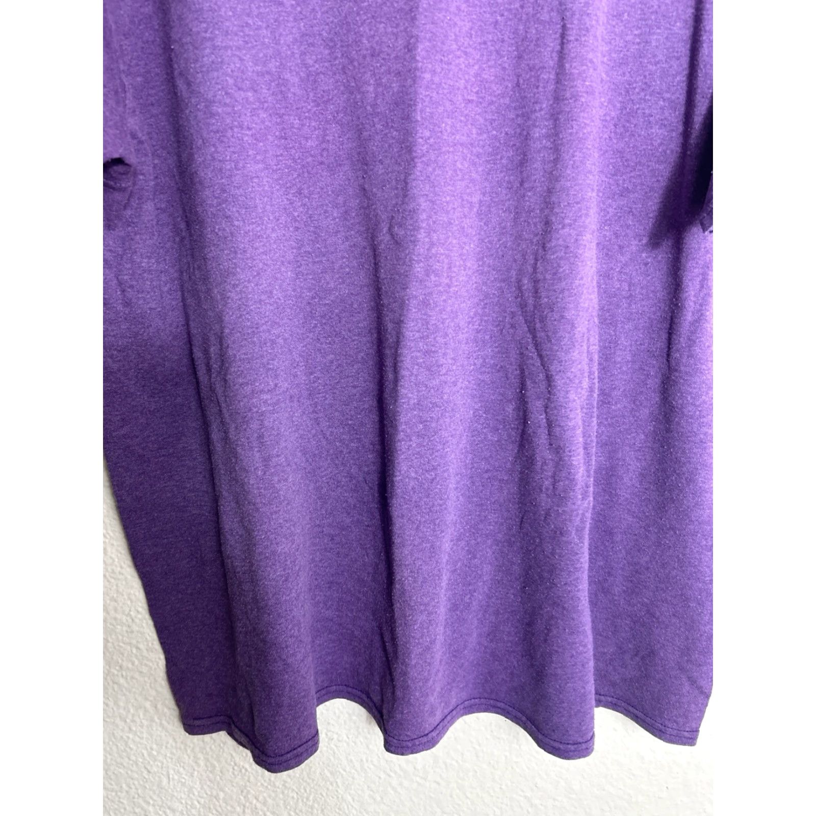 Vintage Mens XXL Short Sleeve Purple T Shirt Alaska Last Frontier Y2k Front? Size US L / EU 52-54 / 3 - 5 Thumbnail