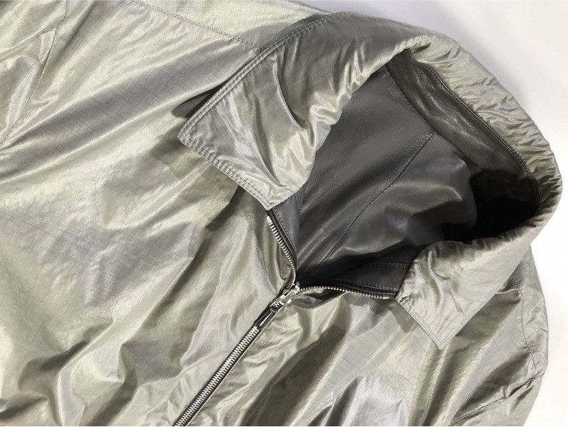Ermenegildo Zegna Zegna 🇮🇹 Black Lambskin Gray Techno Reversible bomber XXL NWT Size US XXL / EU 58 / 5 - 7 Thumbnail