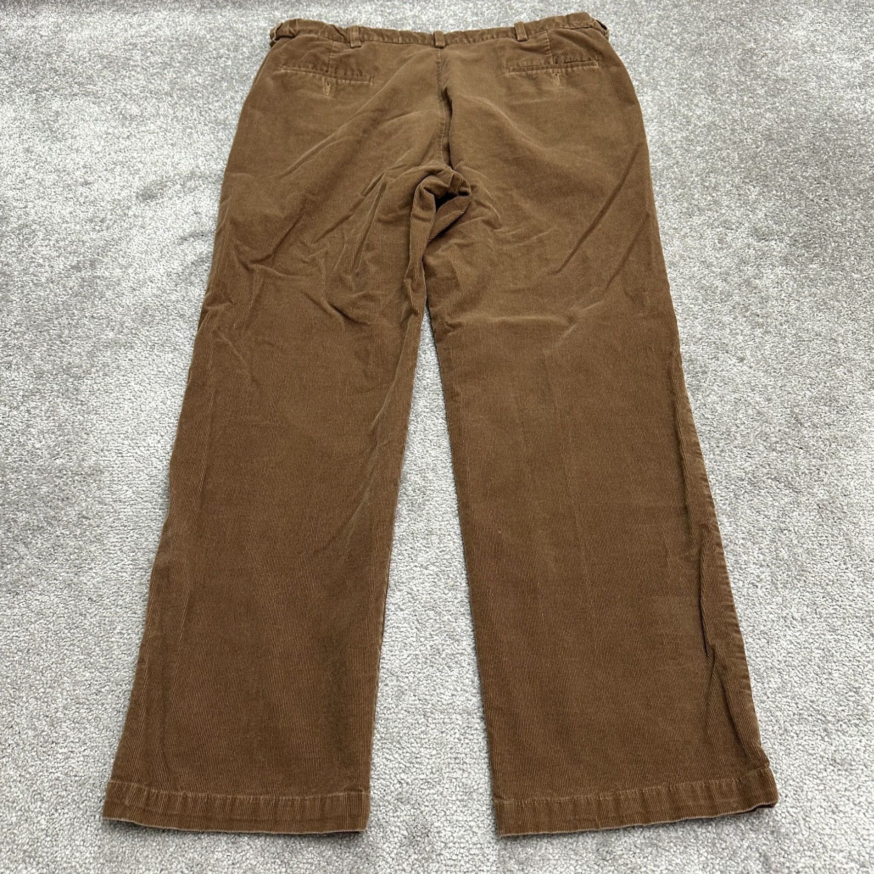Haggar VINTAGE Haggar Classic Fit Corduroy Pants Mens 40x32 Brown Straight Leg Cotton Casual Size US 40 / EU 56 - 2 Thumbnail