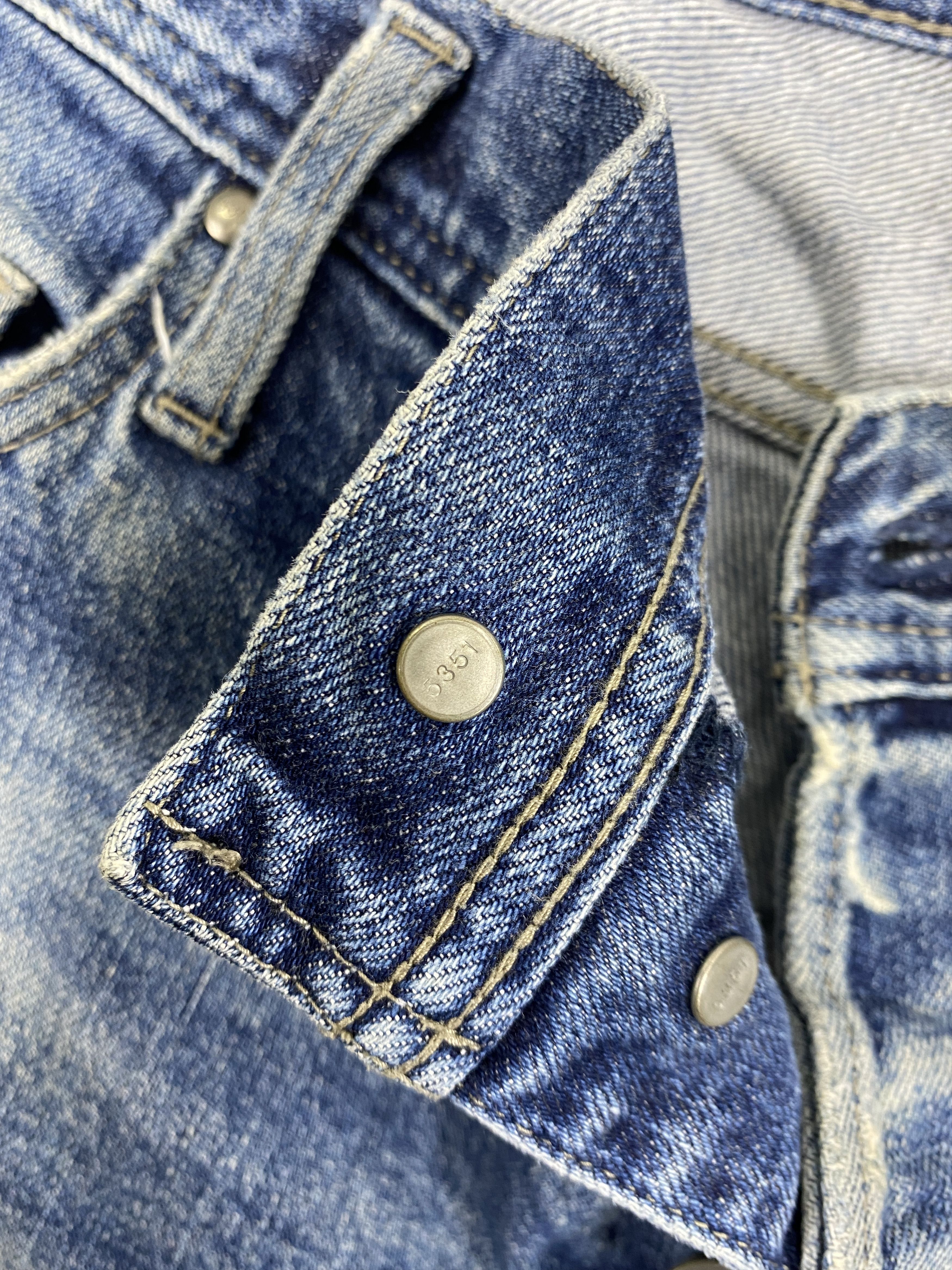 Japanese Brand Japanese Brand Distressed Blue Jeans 35x32 Denim- JN3627 Size US 35 - 7 Thumbnail