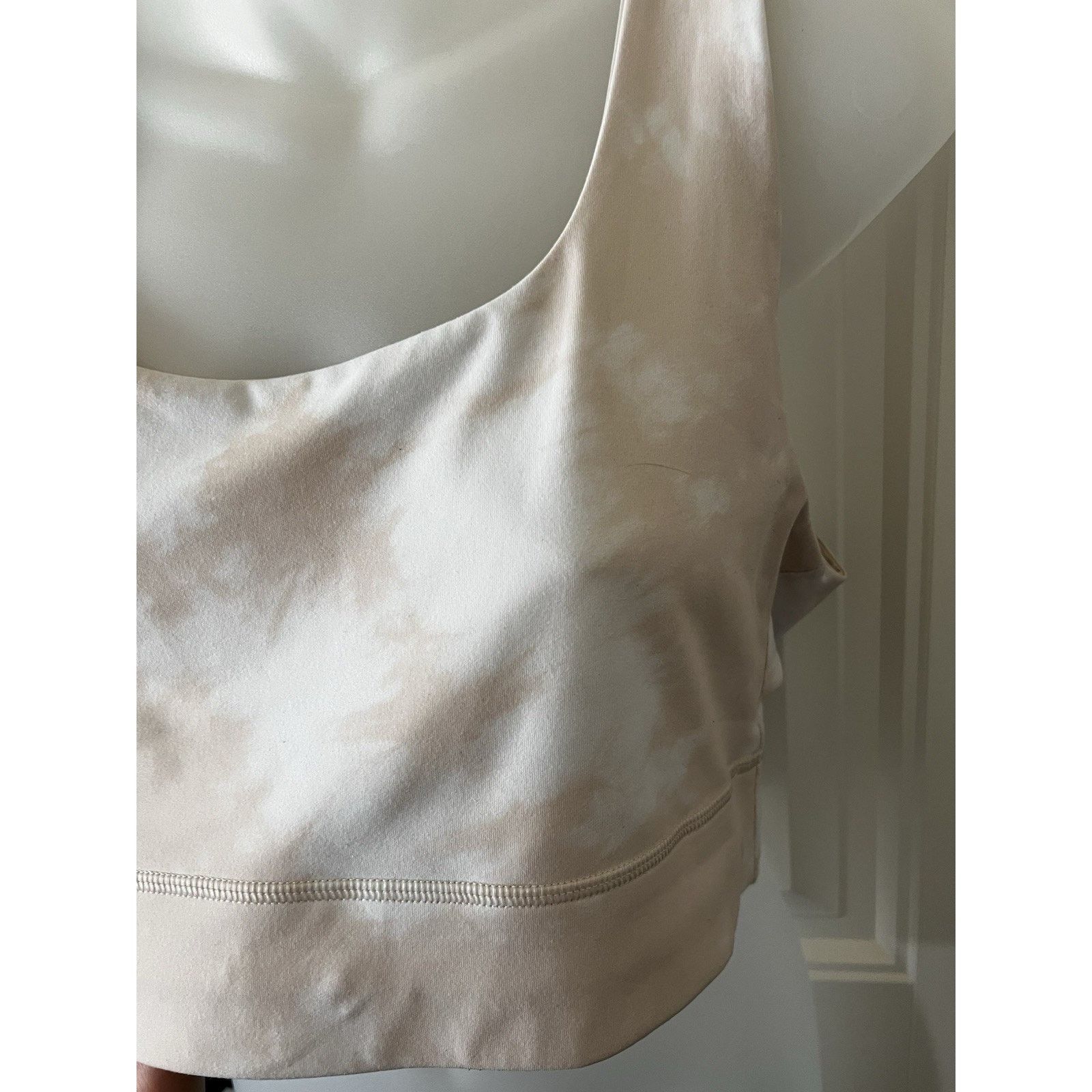 Fabletics Harlyn Midi Medium Impact Sports Bra Honey Magma Square Neck Size XL / US 12-14 / IT 48-50 - 7 Thumbnail