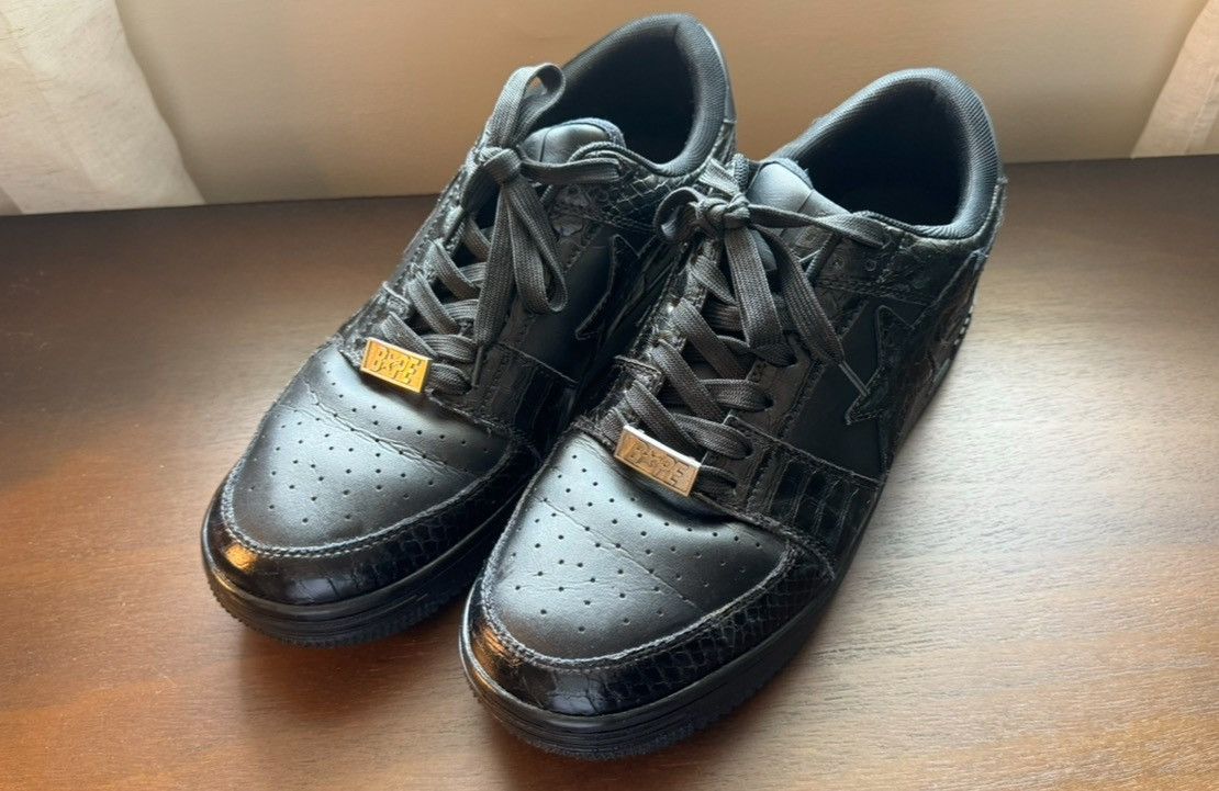 Bape Snakeskin Bapesta Size US 10 / EU 43 - 3 Thumbnail