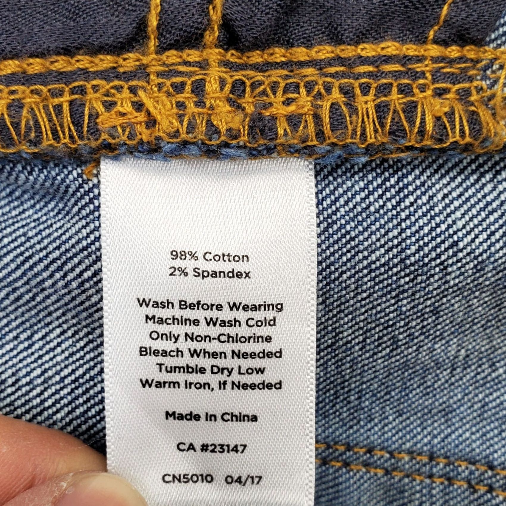 Talbots Talbots Women Jeans Size 2 Blue Denim Stretch Straight 5-Pocket Flawless Whiskered Modern Vintage: No Size 26" / US 2 / IT 38 - 8 Thumbnail