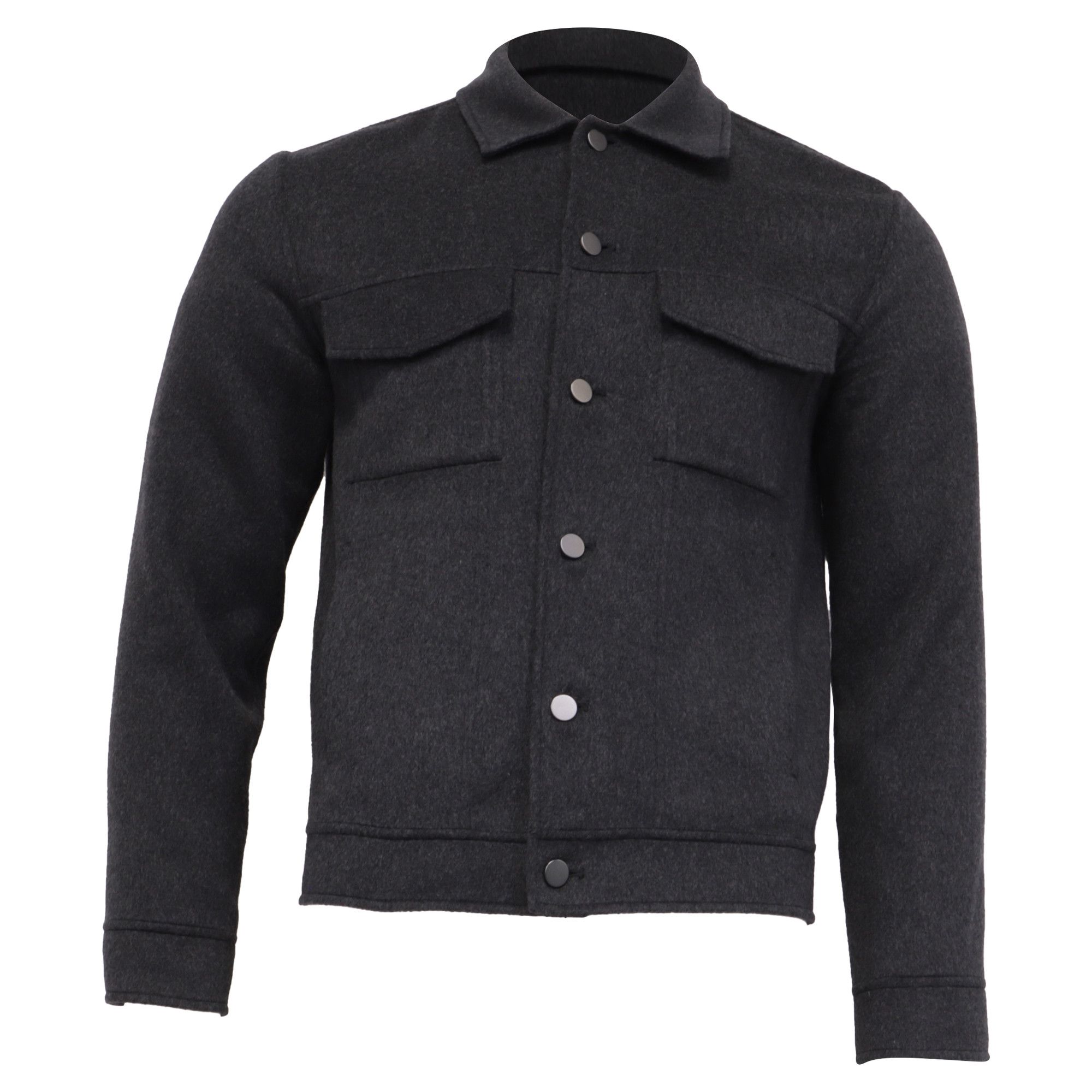 Theory Theory Trucker Jacket in Grey Wool Size US XS / EU 42 / 0 - 1 Thumbnail