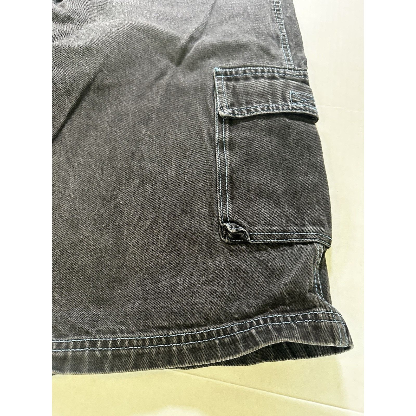 Other Moffat Baggy Cargo Shorts Black Denim sz 38 Hip Hop Y2K 90s Size US 38 / EU 54 - 11 Thumbnail