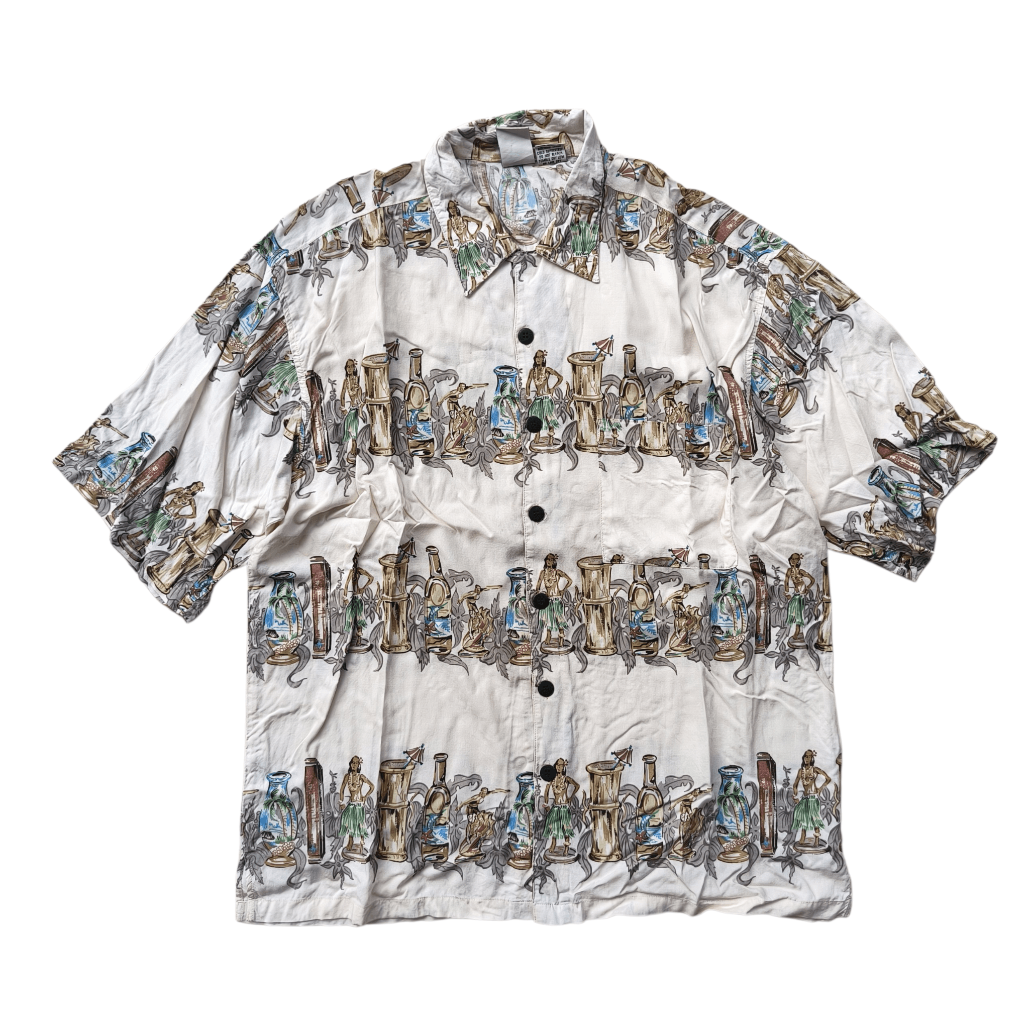 Gotcha Vintage 90s Gotcha Sport Hawaiian Shirt Size US L / EU 52-54 / 3 - 1 Thumbnail