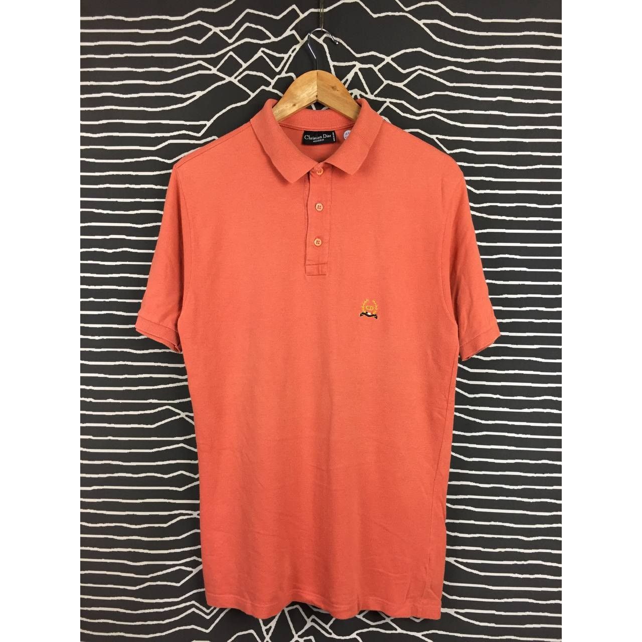 Christian Dior Monsieur × Dior × Vintage Vtg 90s Christian Dior Monsieur Made In Italy Polo Tee Size US S / EU 44-46 / 1 - 1 Thumbnail