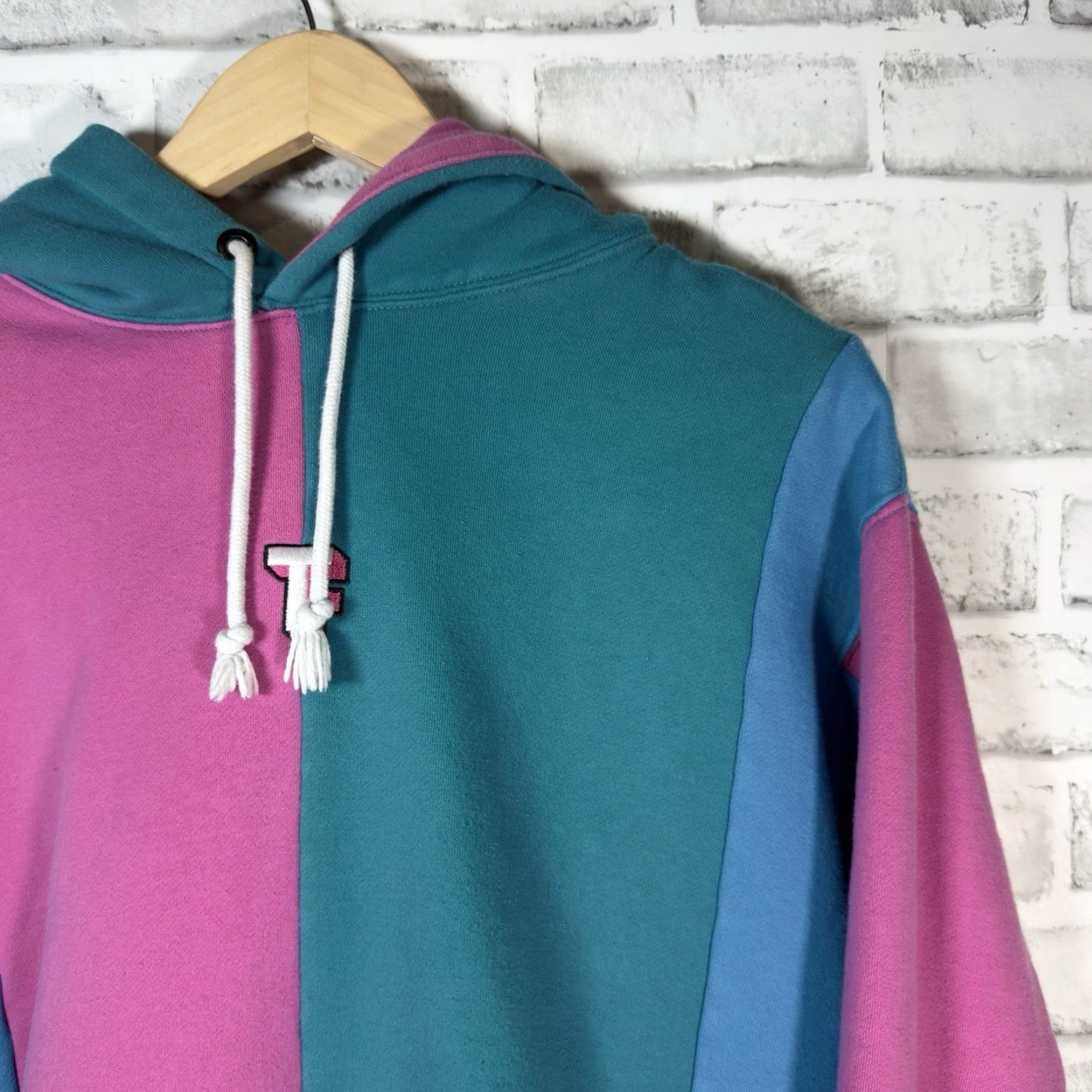 Teddy Fresh Teddy Fresh Hoodie Mens L Blue Pullover Hooded Drawstring Pullover Size US L / EU 52-54 / 3 - 2 Thumbnail