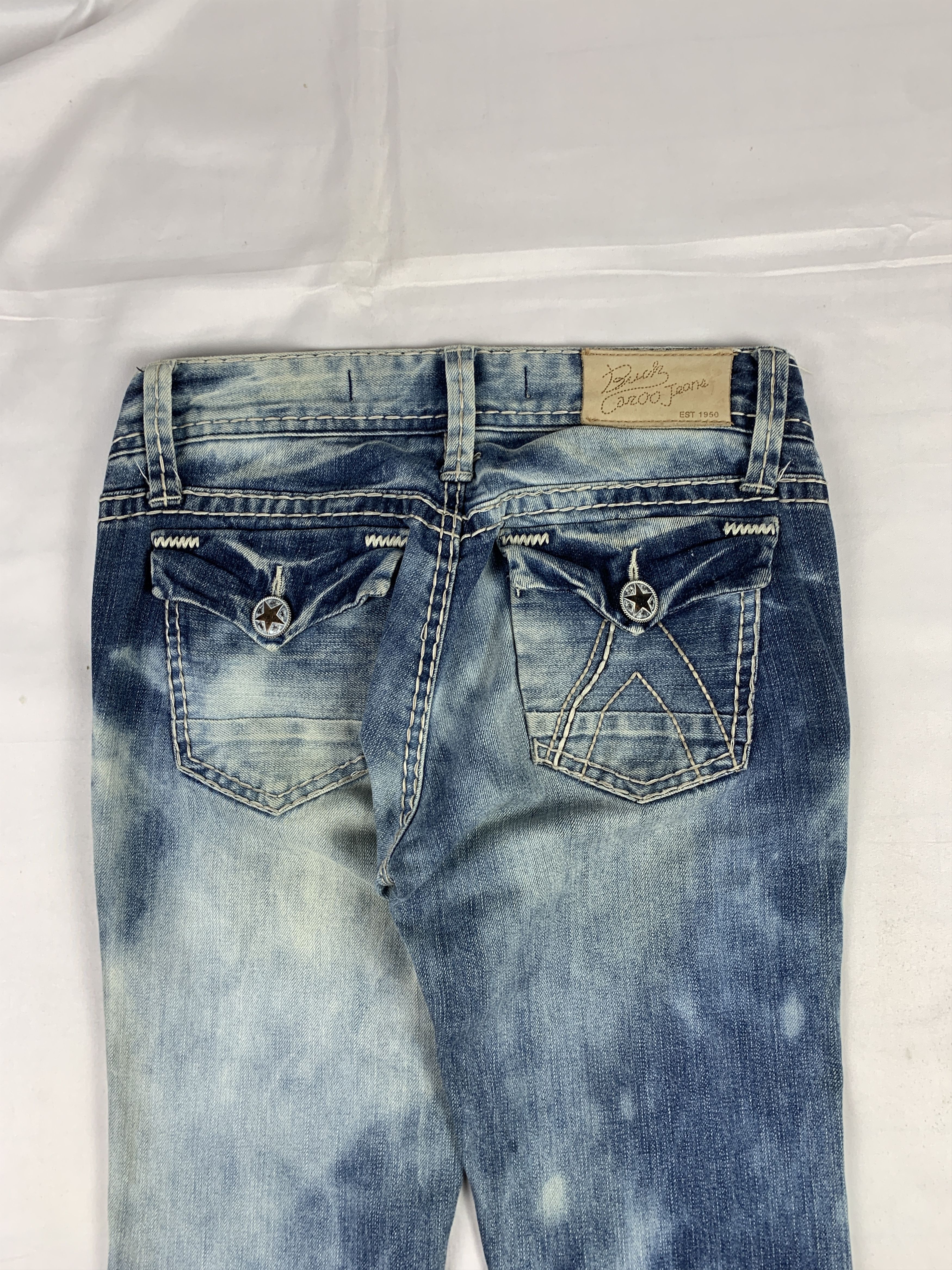 BUCKAROO Buckaroo Washed Blue Flared Bootcut Lowrise Jeans (28) Size 28" / US 6 / IT 42 - 6 Thumbnail