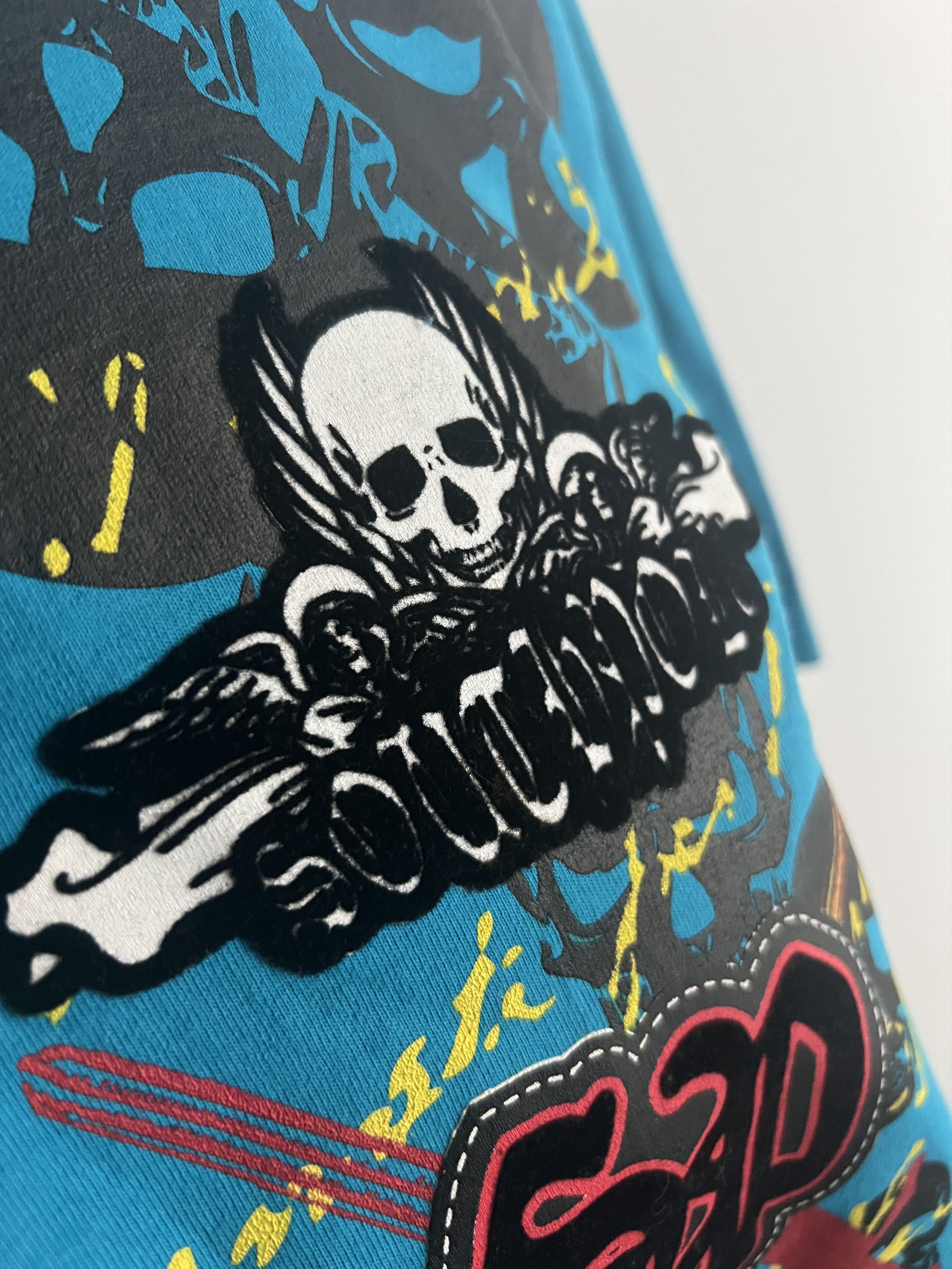 Enyce × Southpole × Vintage South Pole Graphic Skull Enyce Y2K USA T Shirt Vintage Size US M / EU 48-50 / 2 - 5 Thumbnail