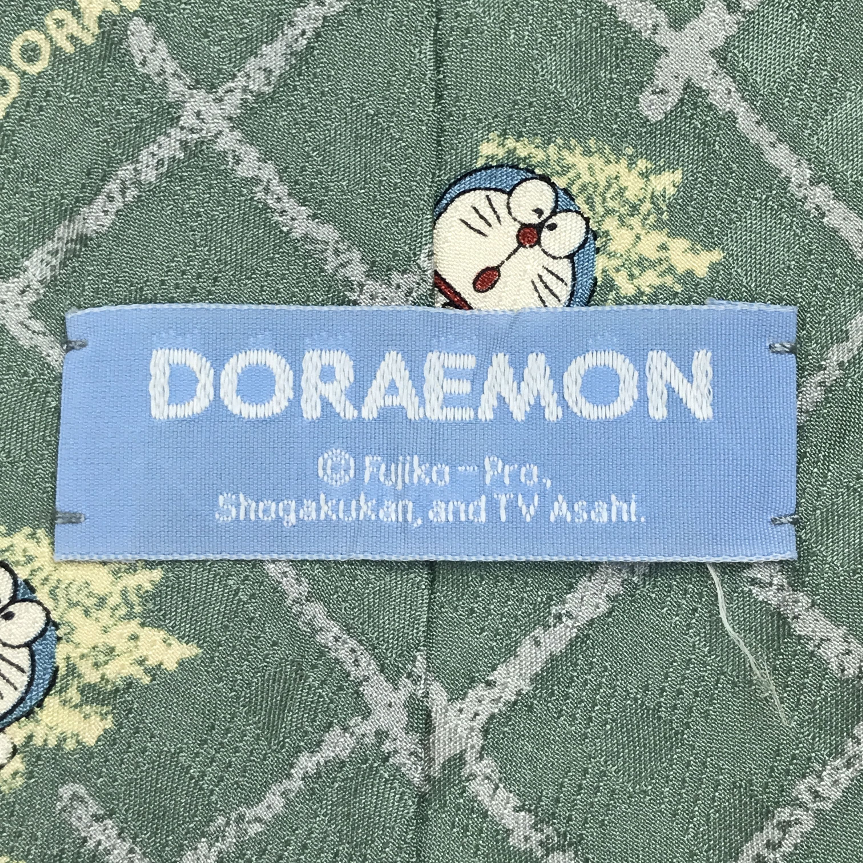 Designer × Vintage Vintage Doraemon Silk Necktie Size ONE SIZE - 8 Thumbnail