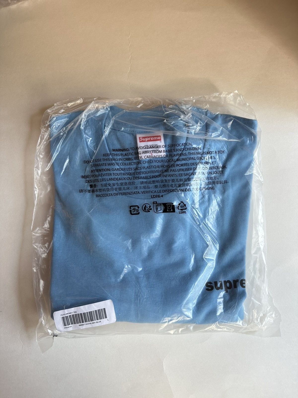 Supreme Supreme Fuck Money Tee Size US L / EU 52-54 / 3 - 3 Thumbnail