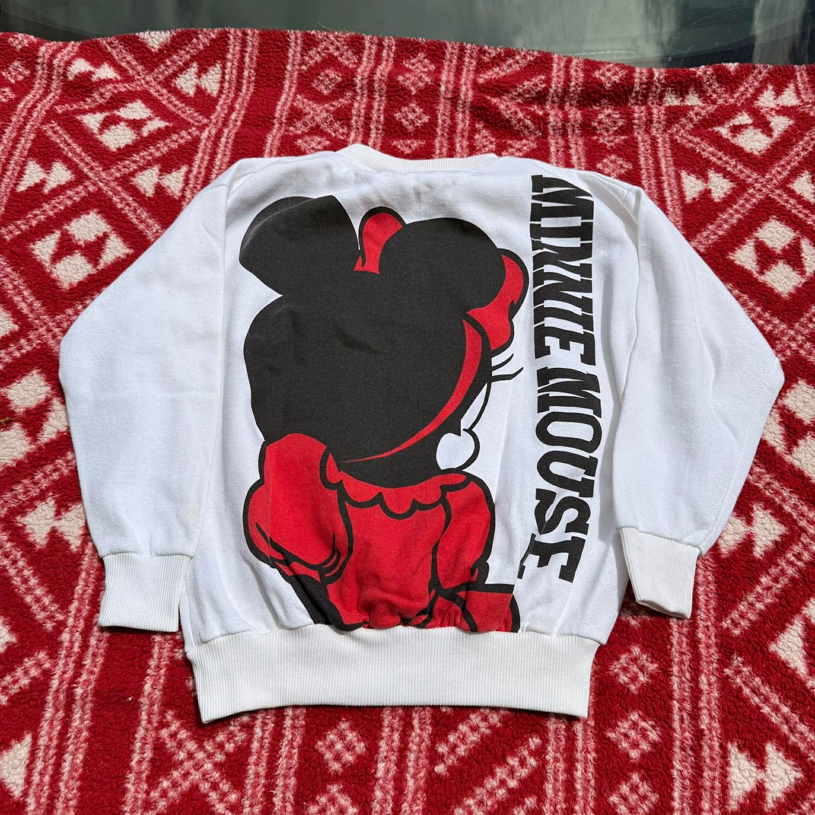 Disney 90s Disney Minnie Mouse Double Sided Big Graphic Sweatshirt Size M / US 6-8 / IT 42-44 - 7 Thumbnail