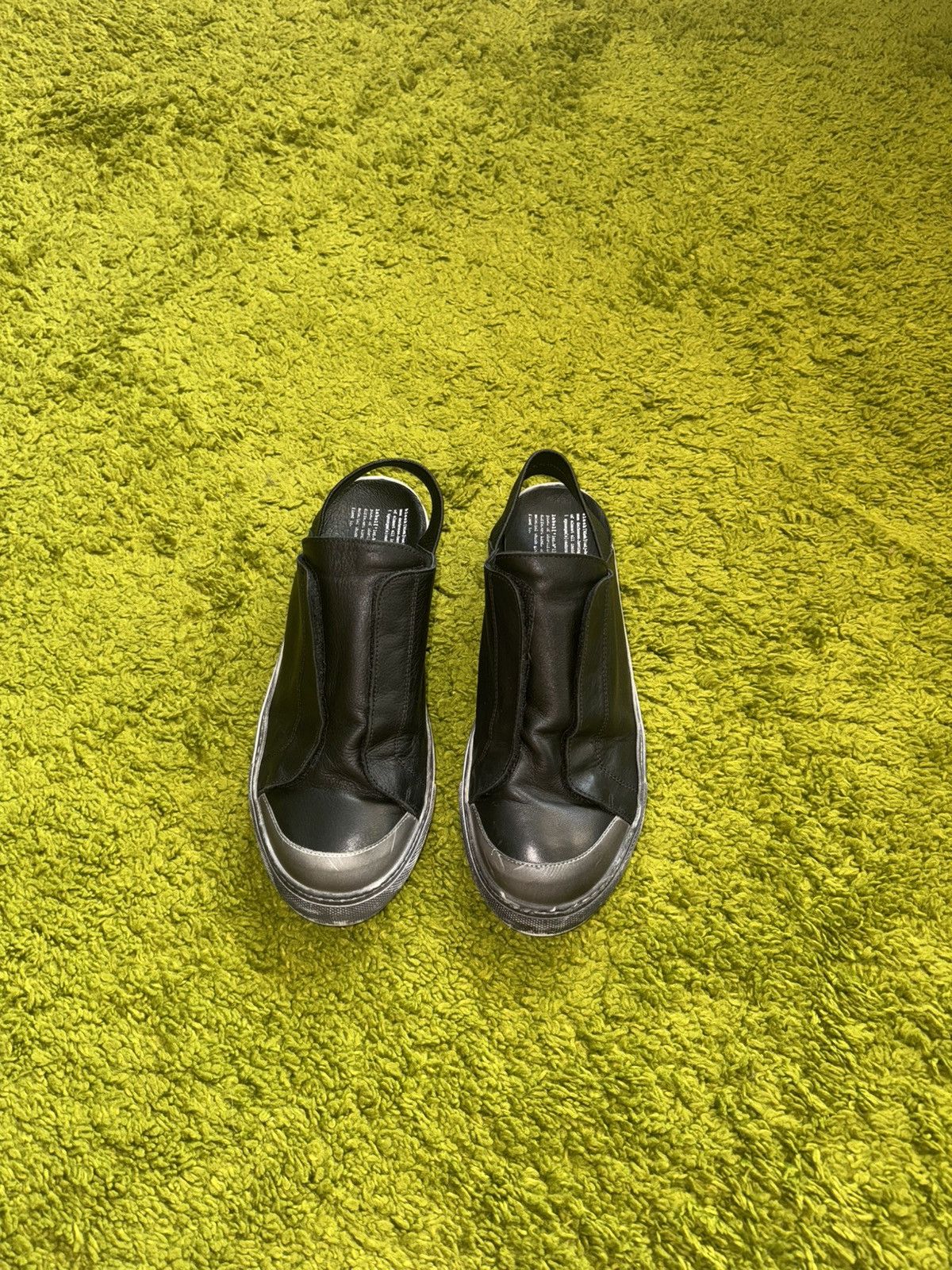 Rundholz Rundholz black label avant garde real leather slipon sandals Size US 8 / IT 38 - 3 Thumbnail
