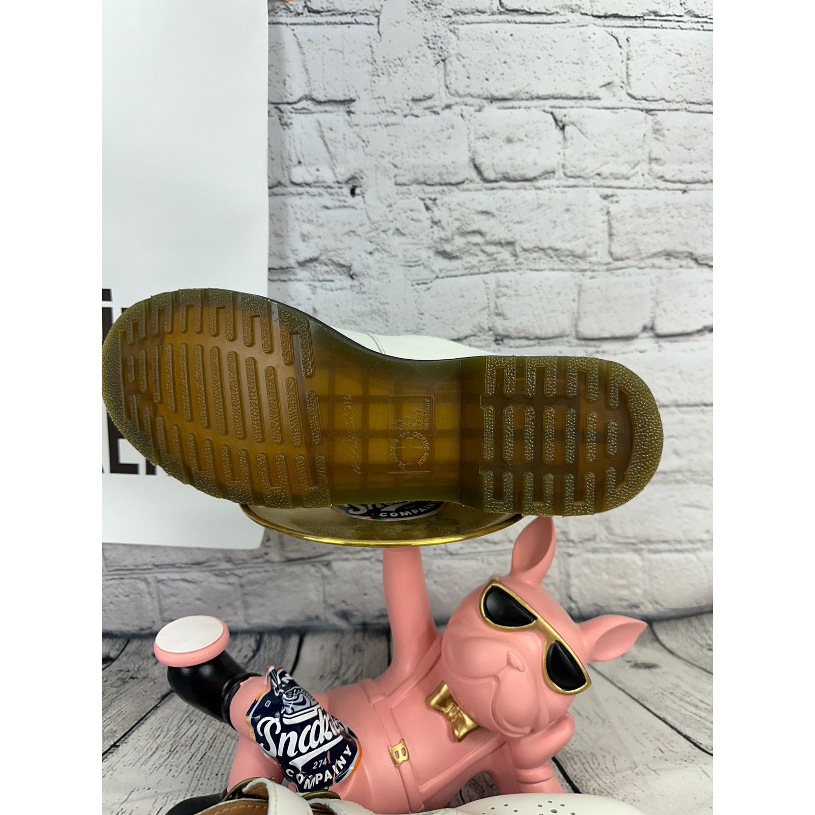 Dr. Martens Dr Martens Mary Jane Shoes Mens 9 | Womens 10 White Leather Size US 10 / IT 40 - 7 Thumbnail