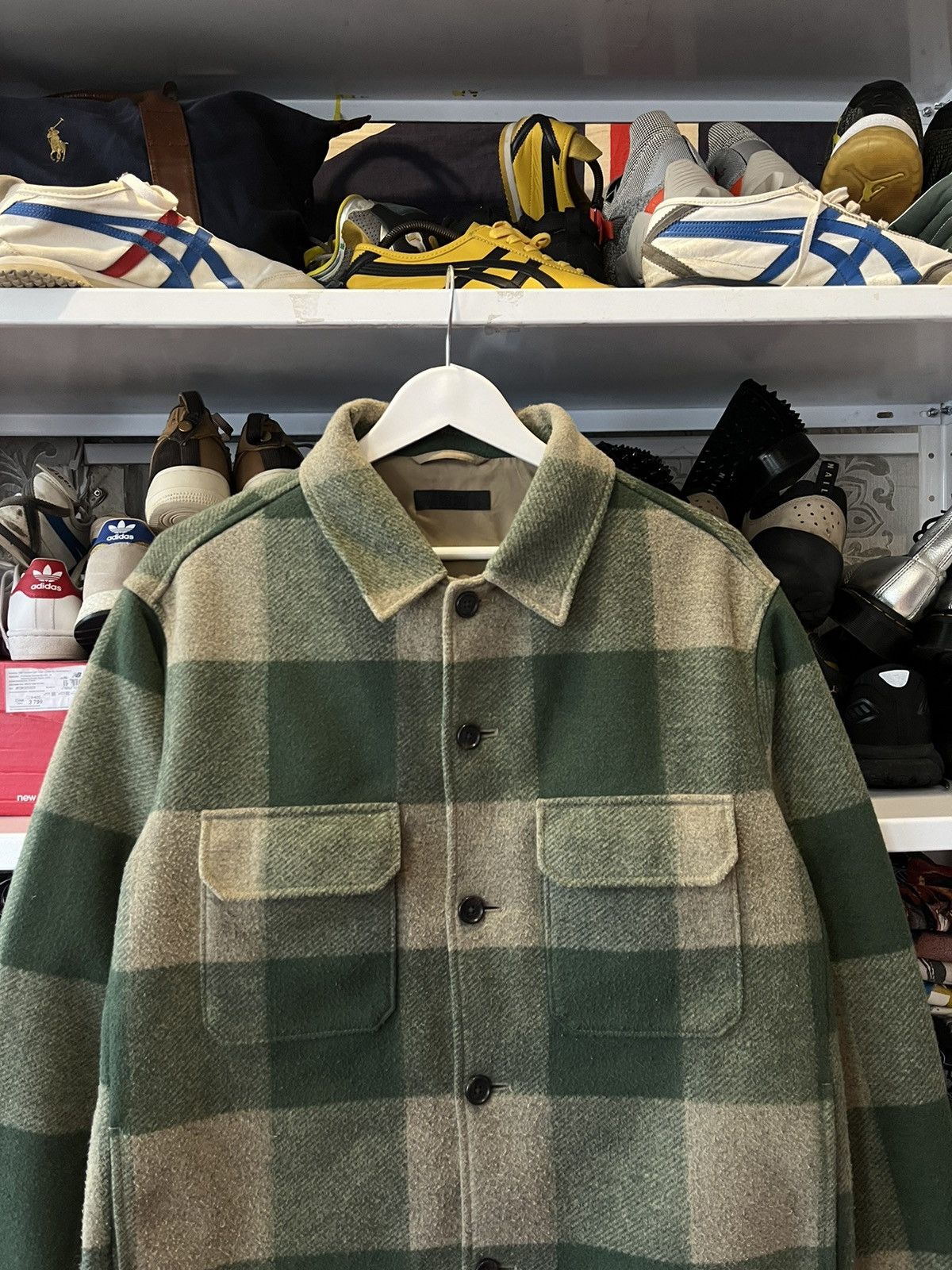 Flannel Vintage Uniqlo Flannel Shirt Japanese Size M Size US M / EU 48-50 / 2 - 2 Thumbnail
