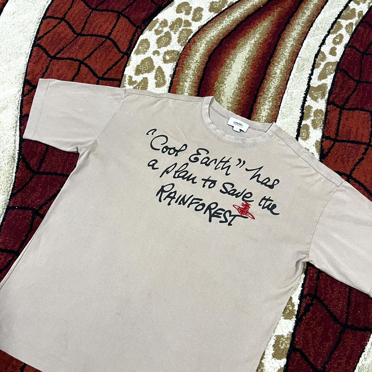 Vivienne Westwood Vintage BURBERRY X Vivienne Westwood Cool Earth Design Shirt Size US L / EU 52-54 / 3 - 2 Thumbnail