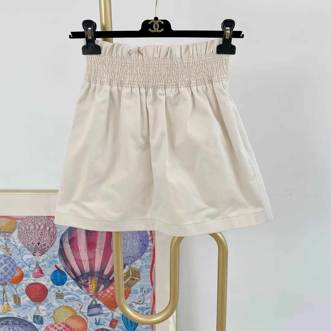Hermes Hermes Beige Skirt Size 34 Size US 34 / EU 50 - 1 Thumbnail