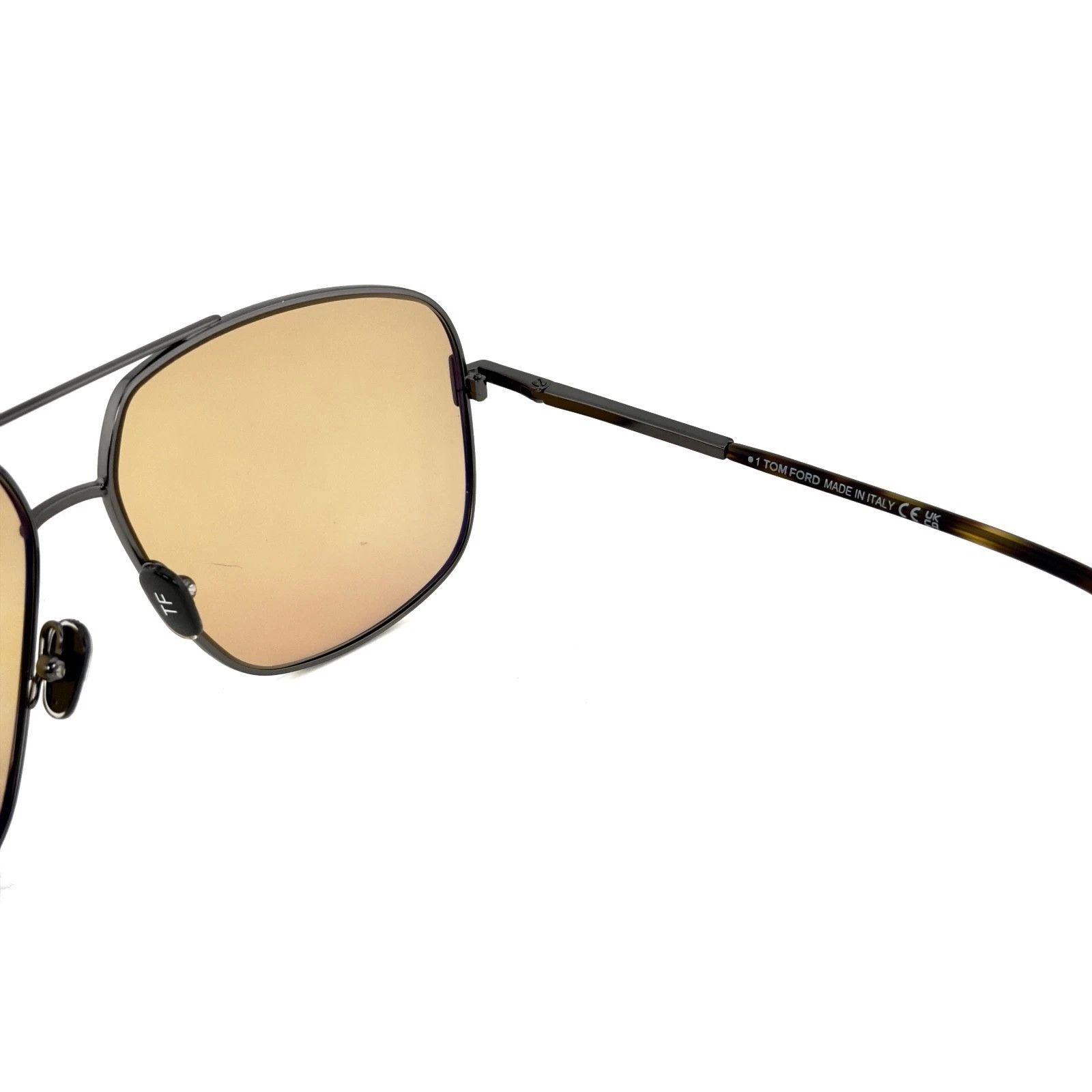 Tom Ford TOM FORD TEX TF1096 28E Brown Sunglasses 1096 FT1096 Size ONE SIZE - 7 Thumbnail