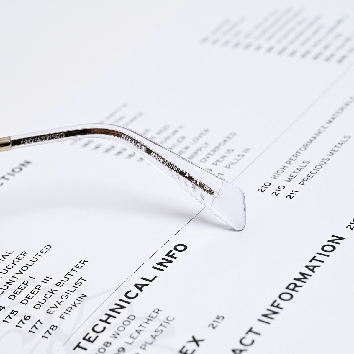 Prada PRADA 0PR A51V GLASSES Size ONE SIZE - 6 Thumbnail