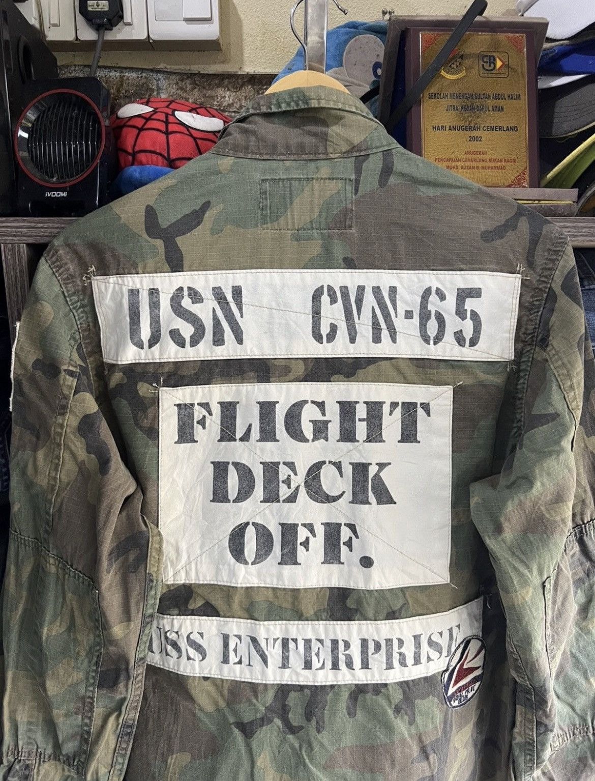 Avirex 🔥Rare Avirex US Navy Camo Army Jacket Size US M / EU 48-50 / 2 - 9 Thumbnail