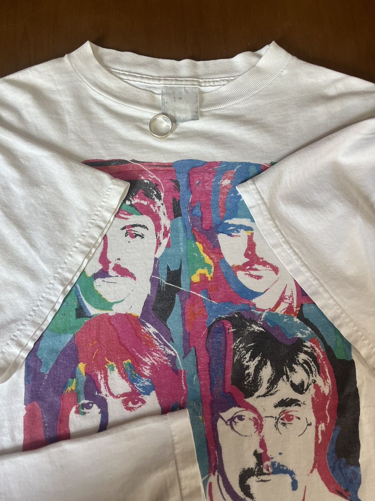 Band Tees Vintage The Beatles Pop Art 90’s T-Shirt Size US XL / EU 56 / 4 - 6 Thumbnail