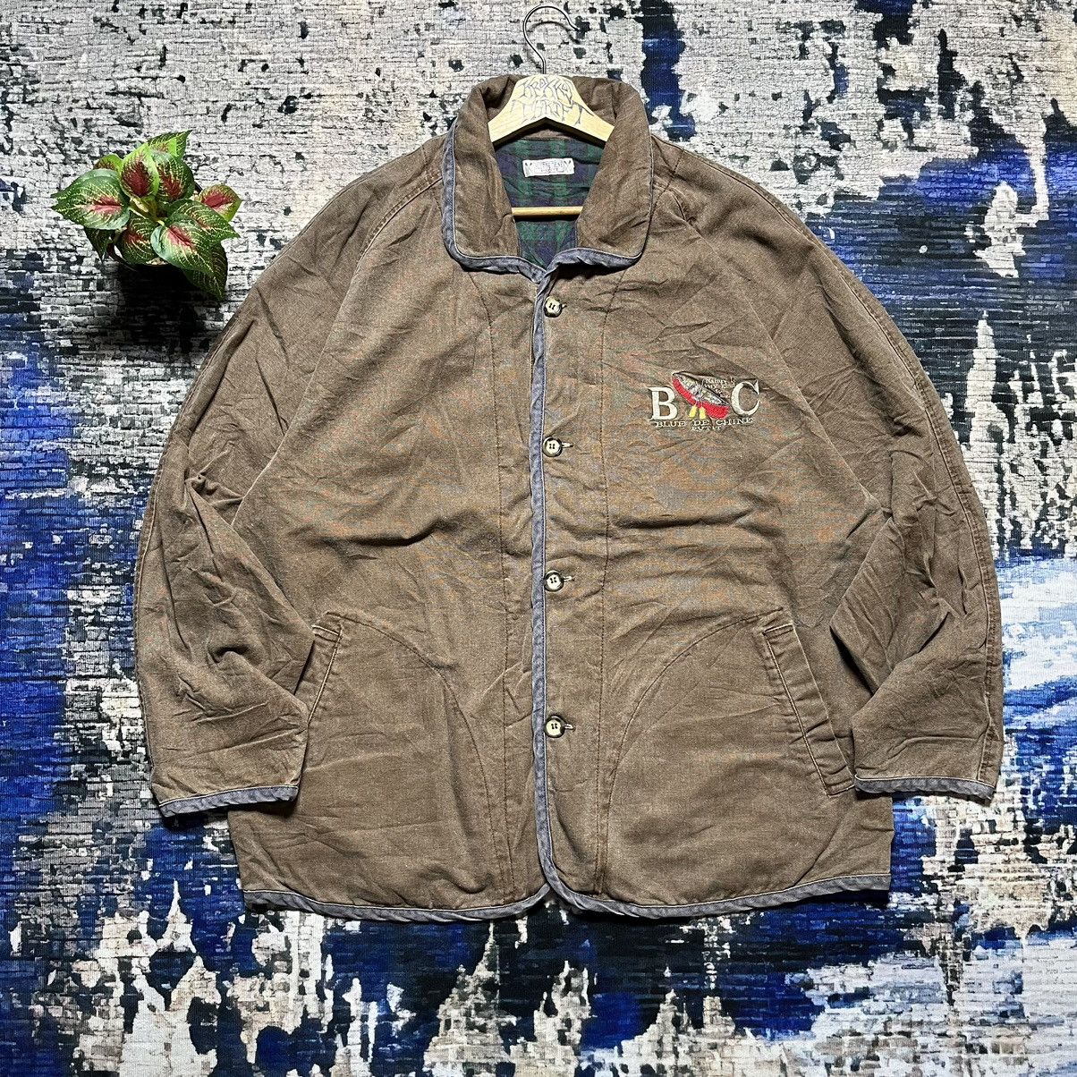 Japanese Brand × Vintage 🔥Vintage Blue De Chine Putit Workwear Button Jacket Size US M / EU 48-50 / 2 - 1 Thumbnail