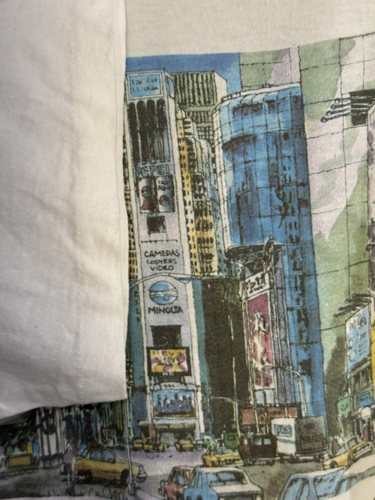 Vintage Vintage Art 90 Angle New York Miserables Single Stitches Tee Size US M / EU 48-50 / 2 - 6 Thumbnail