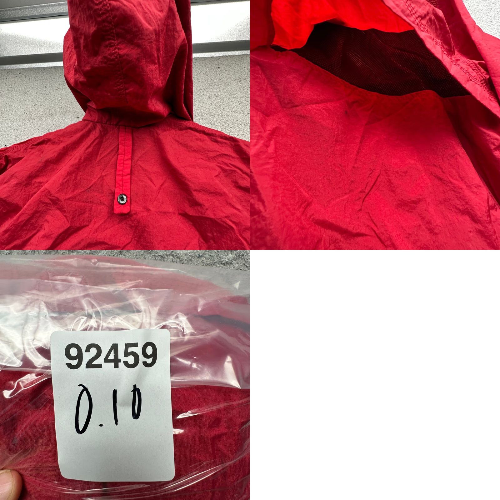 Nike VINTAGE Nike Nylon Windbreaker Jacket Womens Small Hooded Red 90s Windbreaker Zip Full Zip Zipper Logo S Size S / US 4 / IT 40 - 9 Thumbnail