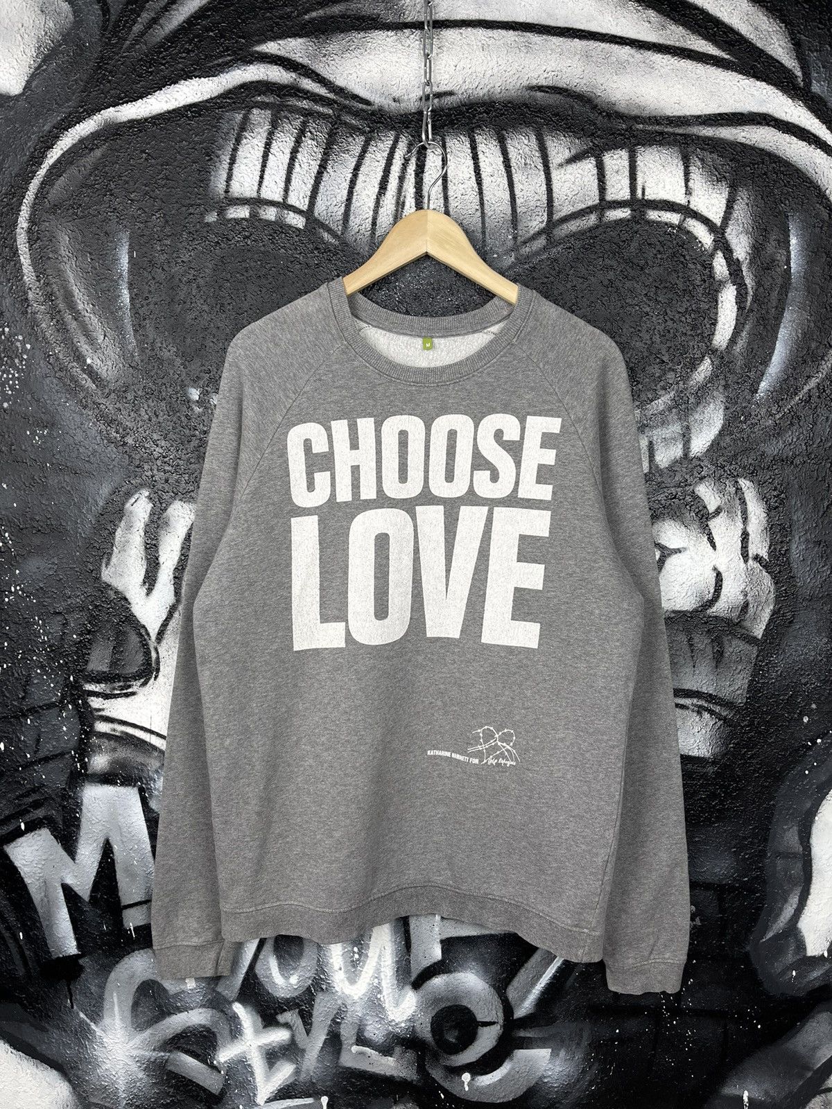 Designer × Katharine Hamnett London Rapanui x Katharine Hamnett “Choose love” Logo Sweatshirt Size US M / EU 48-50 / 2 - 2 Thumbnail