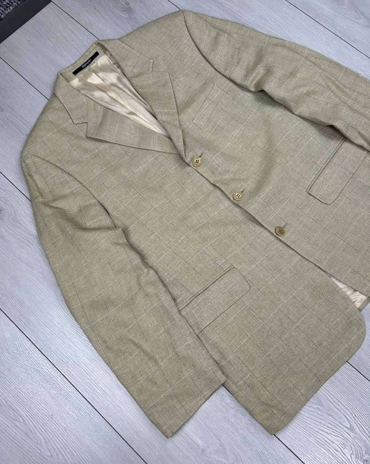 Vintage × Yves Saint Laurent Yves Saint Laurent Vintage Blazer size 52R Size 52R - 3 Thumbnail