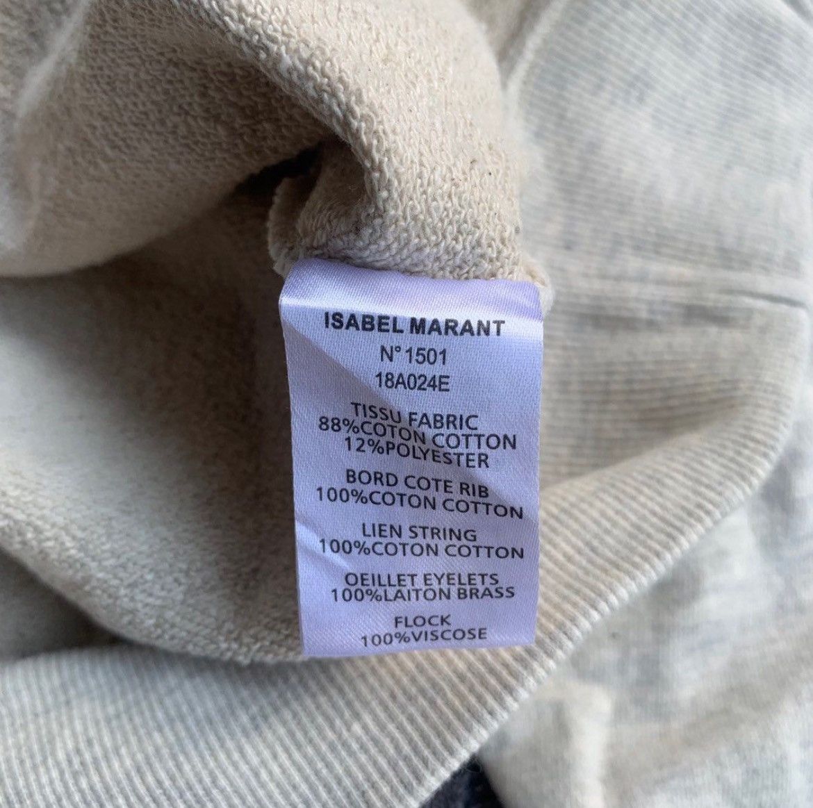 Isabel Marant Isabel Marant Big Logo Sweathsirt Size US L / EU 52-54 / 3 - 4 Thumbnail
