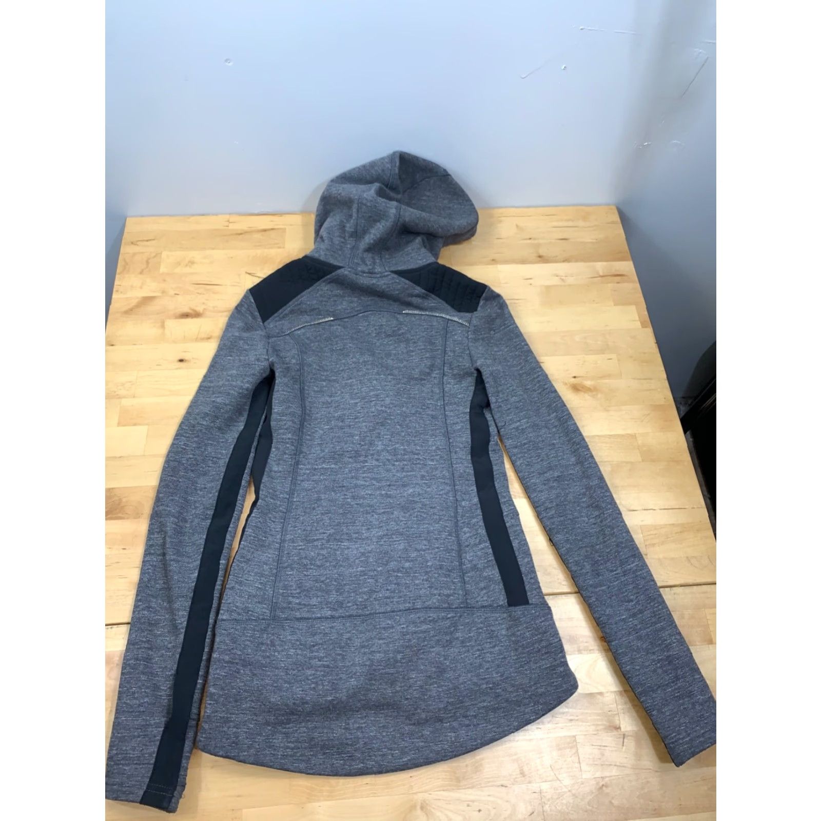Athleta Athleta Jacket Women XXS Gray Full Zip Hooded Casual Activewear Size XXS / US 00 / IT 34 - 3 Thumbnail
