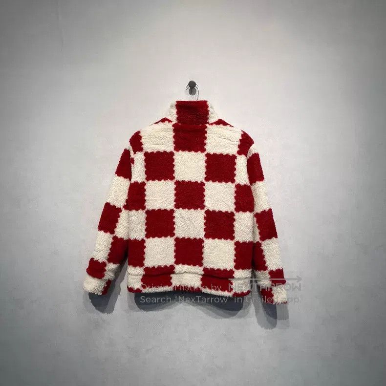 Louis Vuitton Louis Vuitton Red checkerboard teddy jacket Size US S / EU 44-46 / 1 - 2 Thumbnail