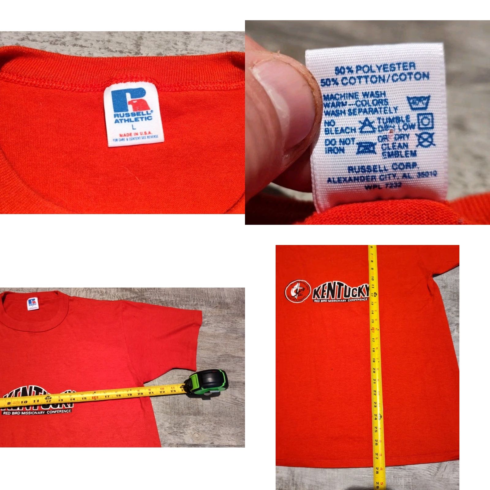 Vintage **Vtg Russell Kentucky Red Bird Missionary Conference T-Shirt USA L** User: **Vtg Russell Kentucky Red Bird Missionary Conference T-Shirt USA L** Size US L / EU 52-54 / 3 - 8 Thumbnail