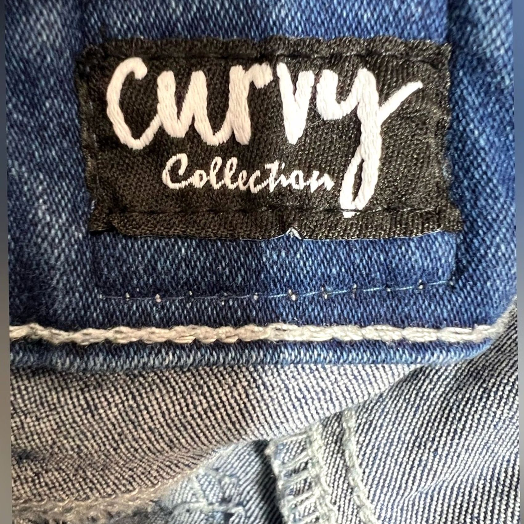 Vintage Dollhouse Jeans Straight 6 Regular Blue Dark Wash SZ 5/6 Stretch Women's Boys Girls Mens? Size 28" / US 6 / IT 42 - 8 Thumbnail