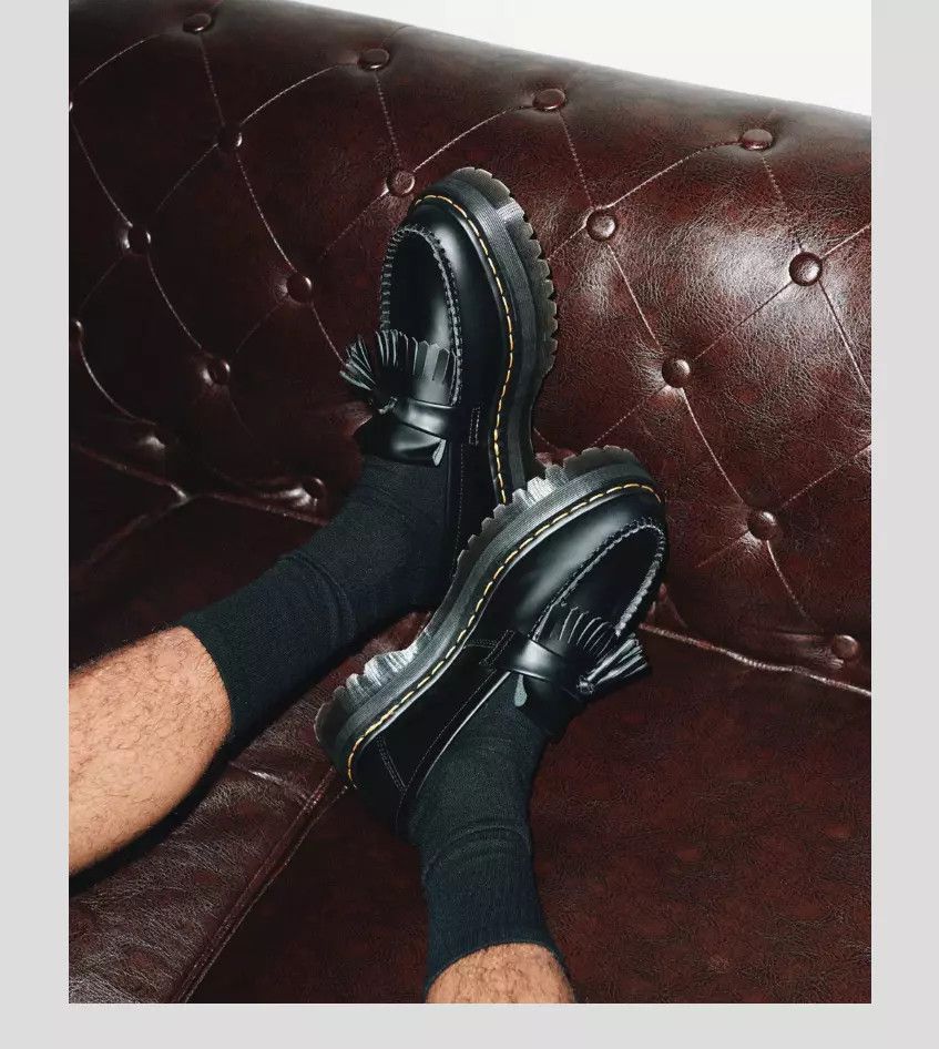 Dr. Martens DR. MARTENS ADRIAN QUAD LEATHER PLATFORM TASSLE LOAFERS Size US 10 / EU 43 - 9 Thumbnail