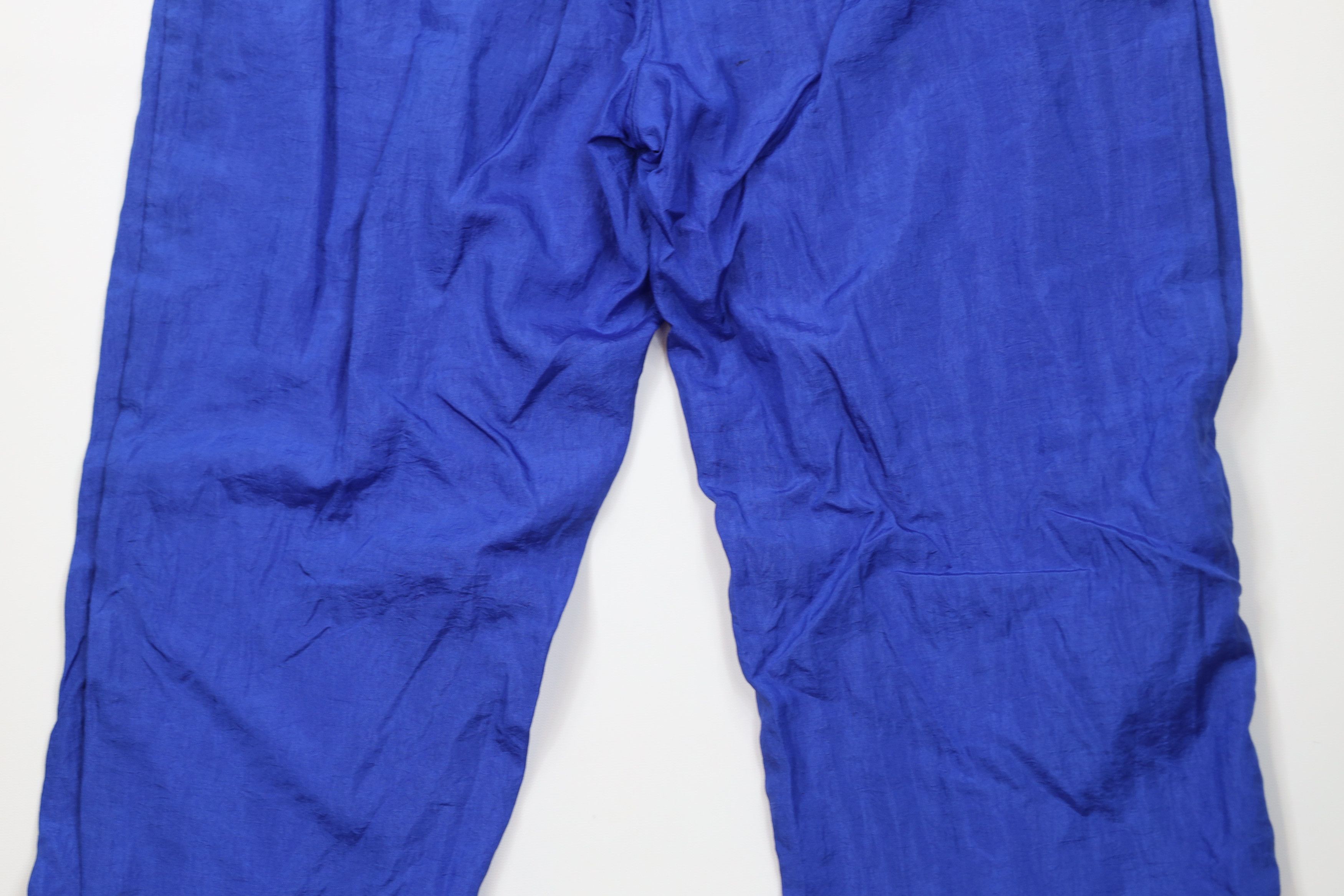 Vintage Vintage 90s Streetwear Blank Lined Windbreaker Joggers Pants Size US 36 / EU 52 - 13 Thumbnail